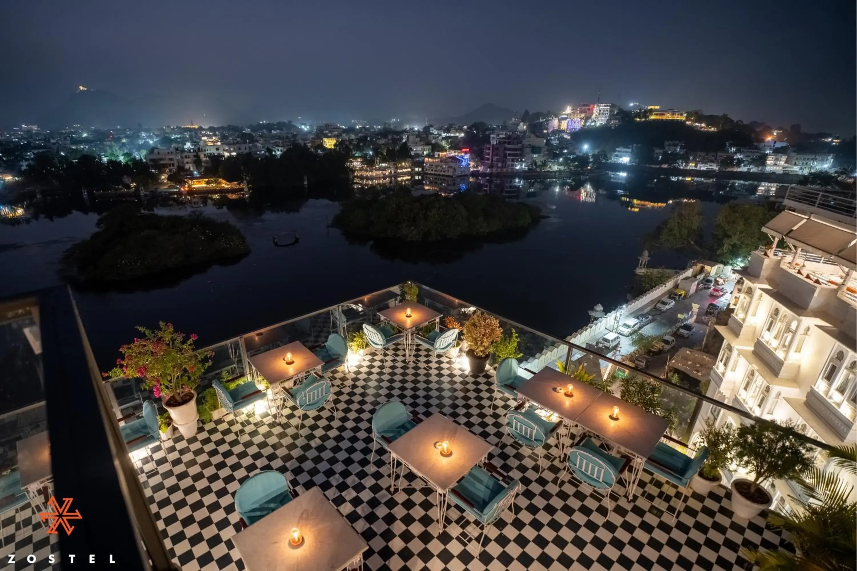 Property building in Zostel Udaipur Property building in Zostel Udaipur