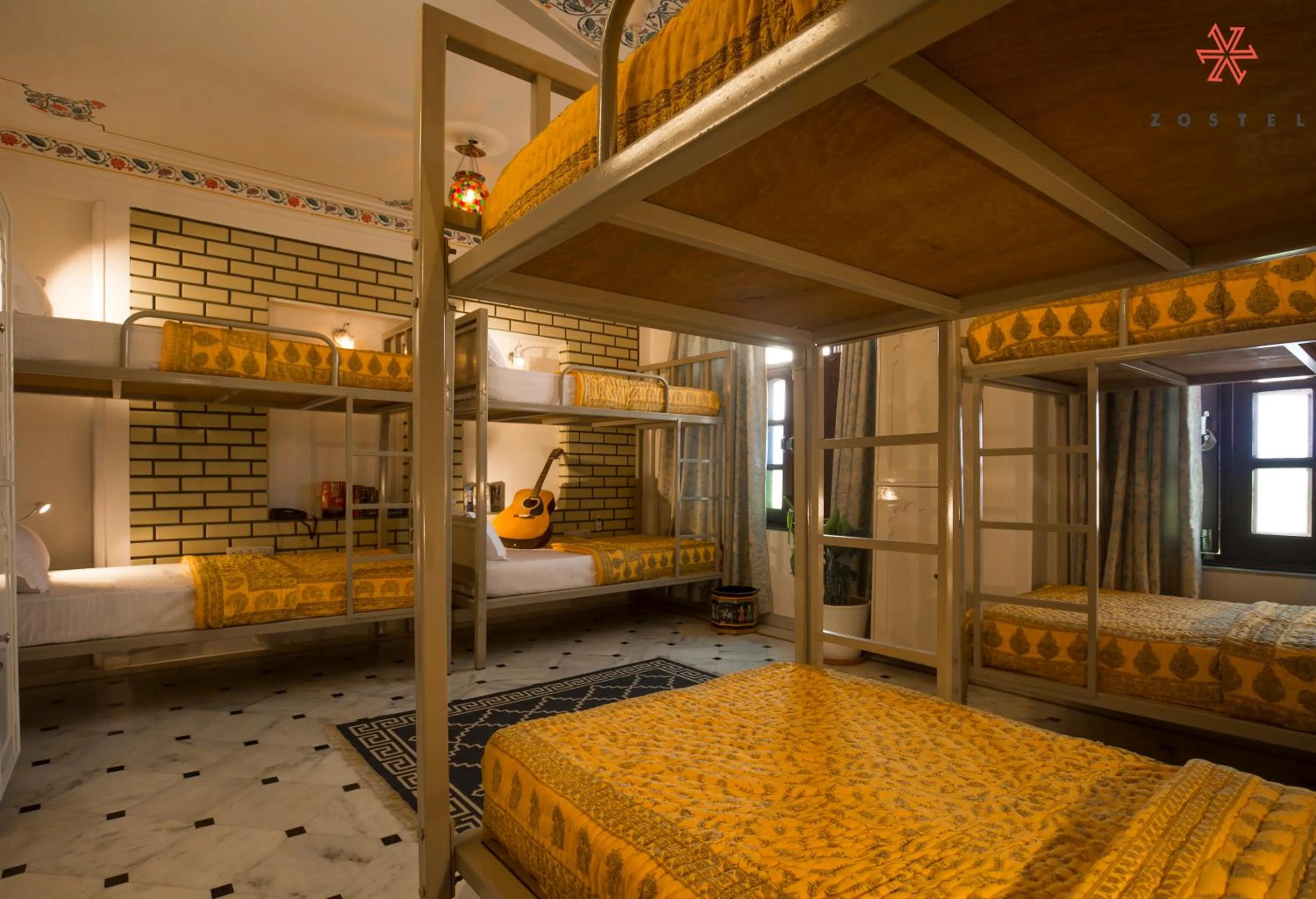 Photo of the whole room, Bed in Zostel Udaipur