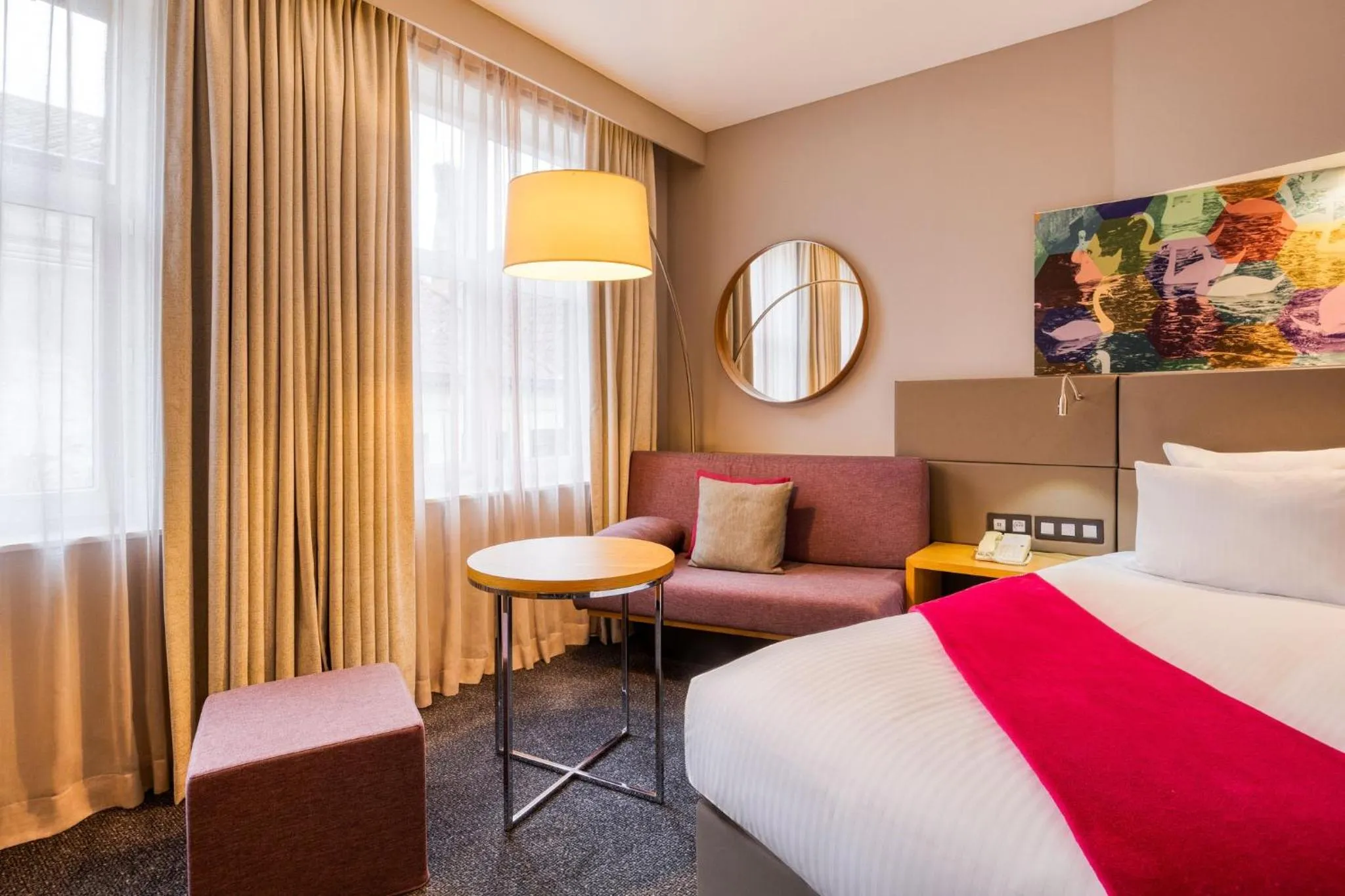 Photo of the whole room, Bed in Crowne Plaza Hotel Brugge by IHG