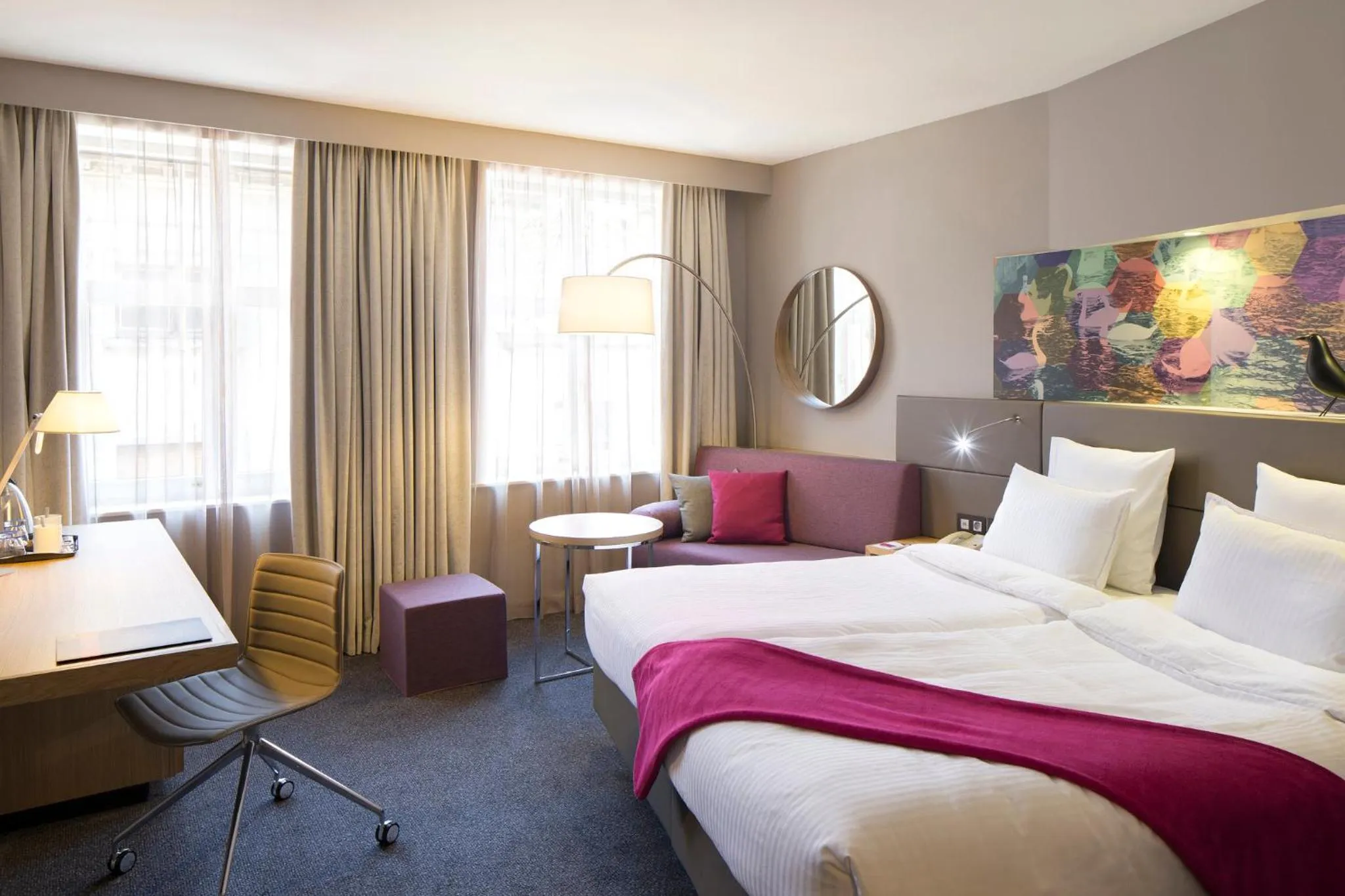 Photo of the whole room, Bed in Crowne Plaza Hotel Brugge by IHG