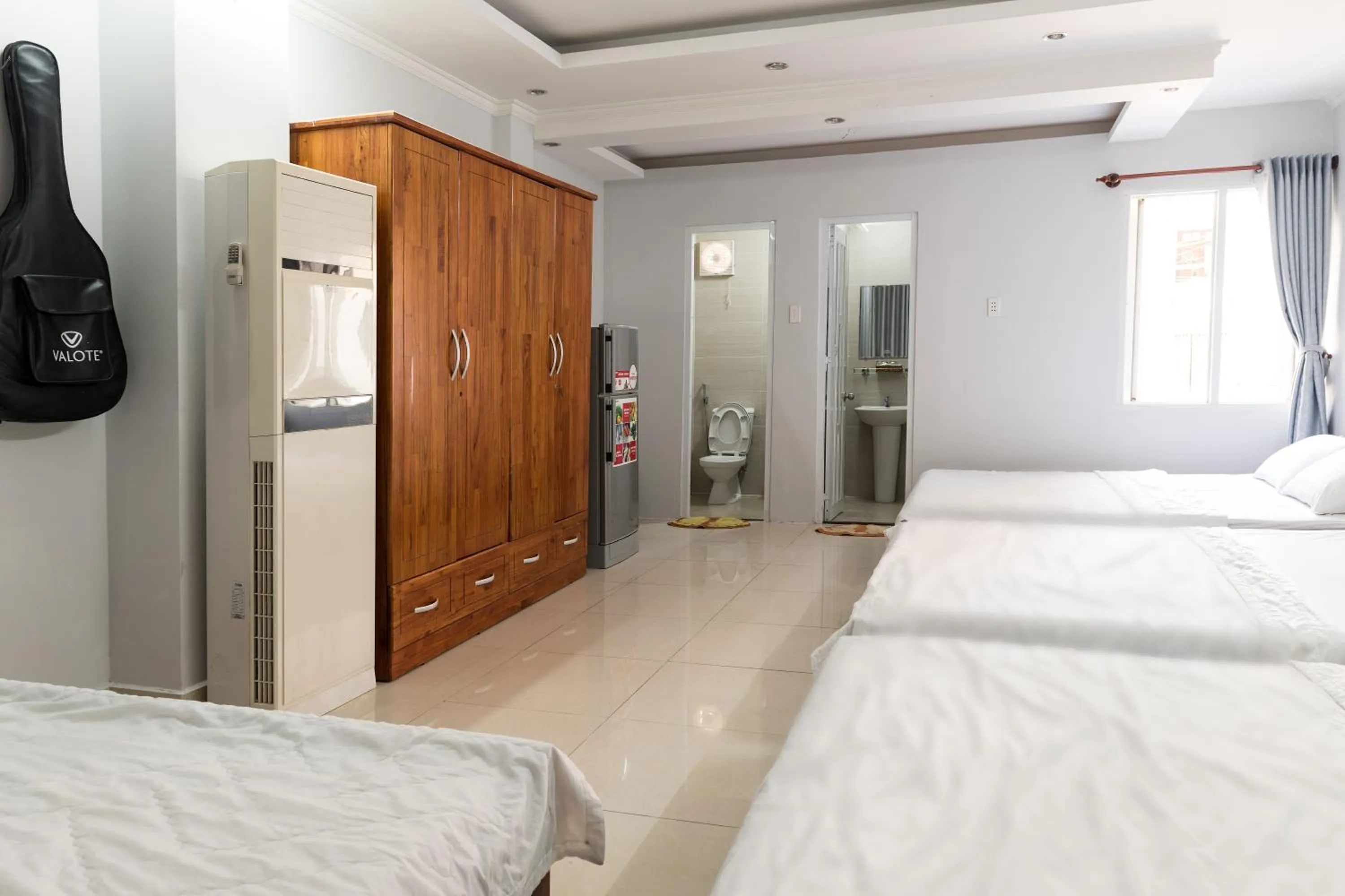 Bed in SeaSala Hotel