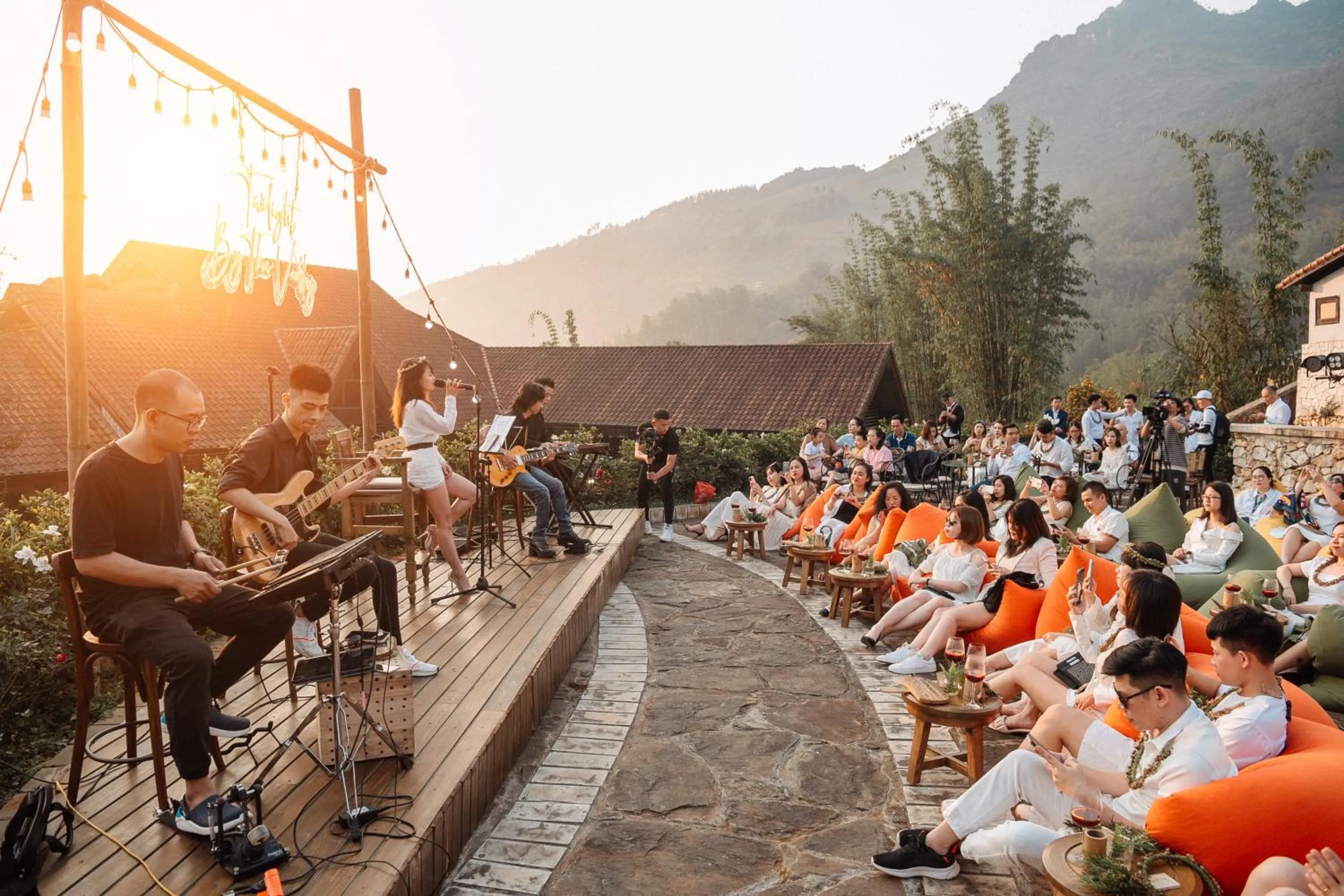 Evening entertainment in Sapa Jade Hill Resort & Spa