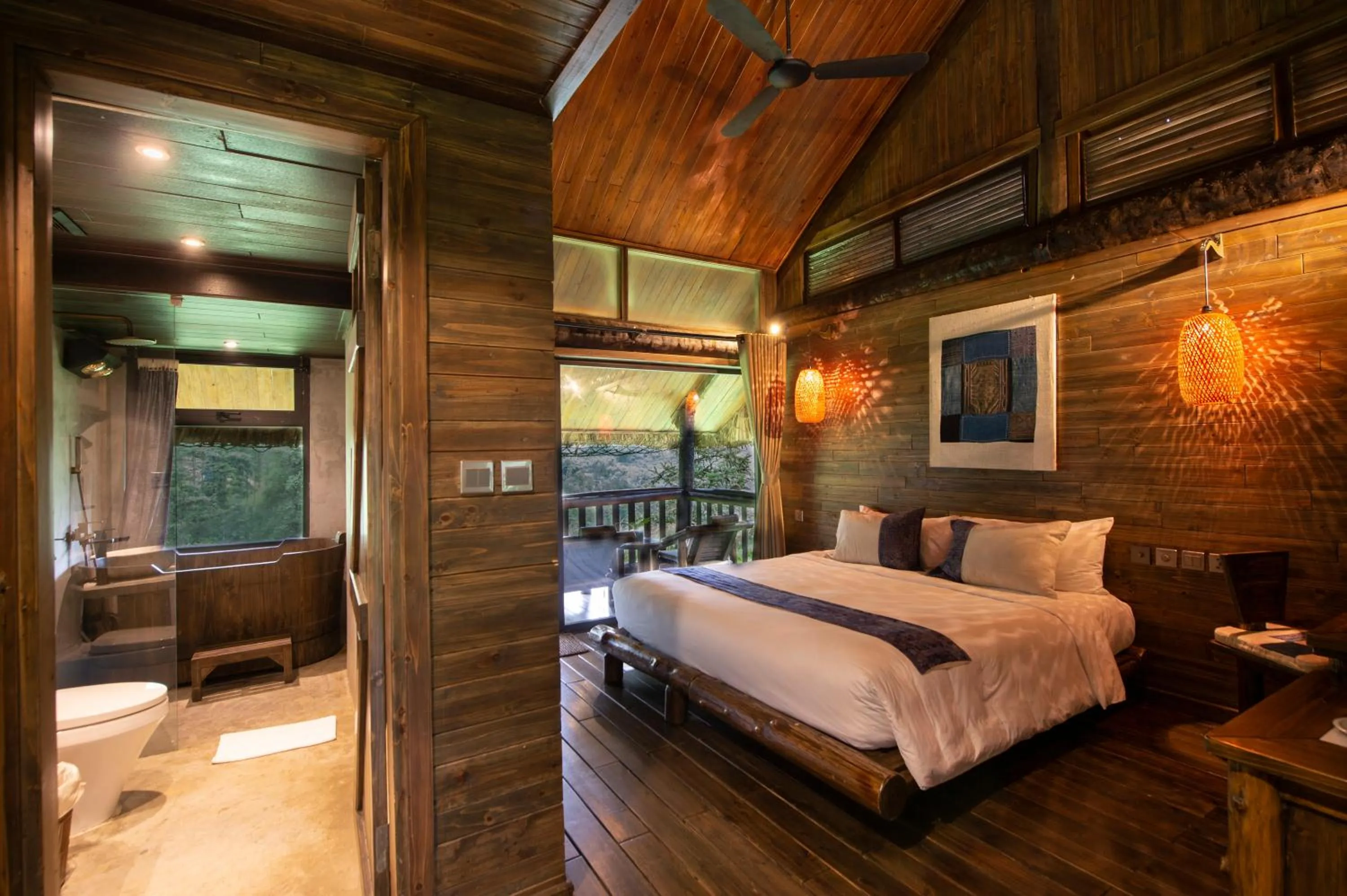 Bedroom, Bed in Sapa Jade Hill Resort & Spa