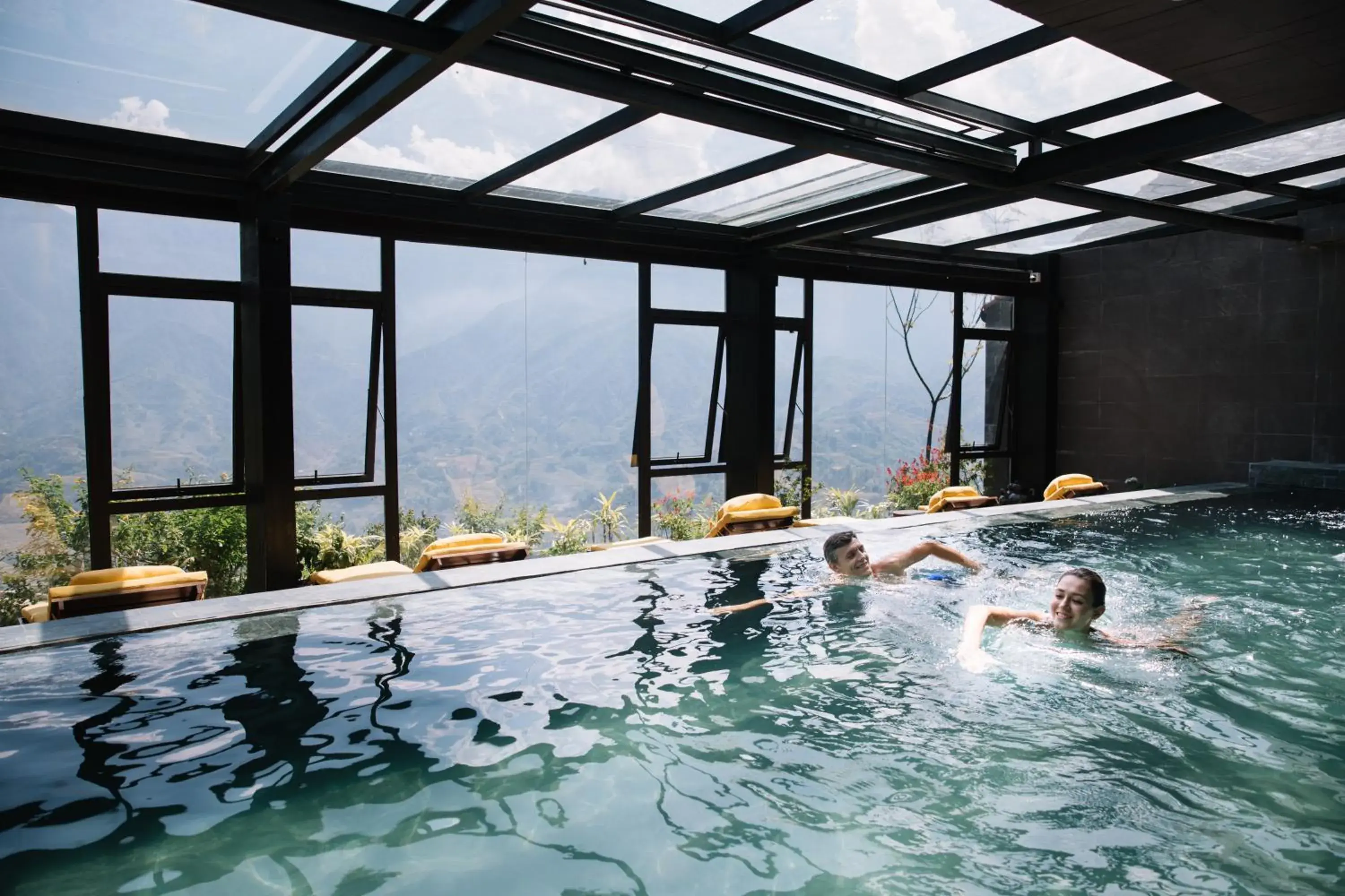 Swimming pool in Sapa Jade Hill Resort & Spa Swimming pool in Sapa Jade Hill Resort & Spa