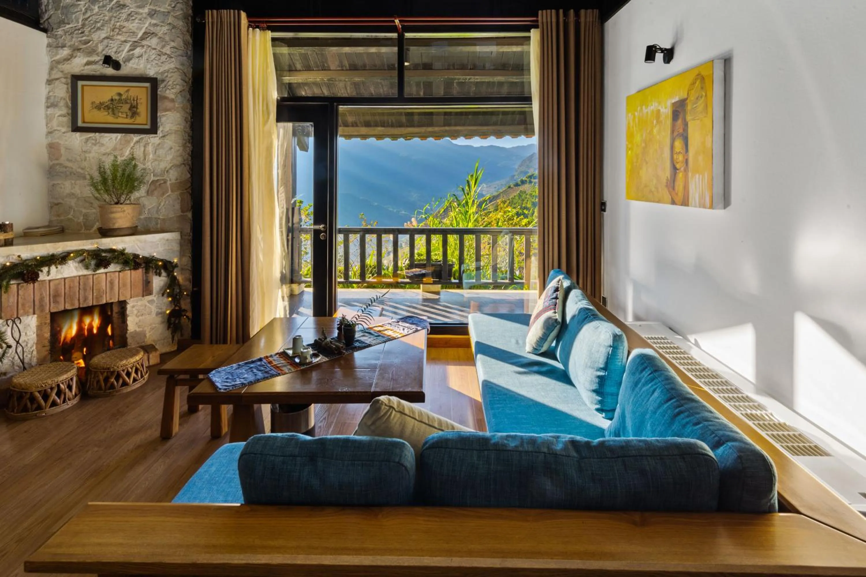 Living room in Sapa Jade Hill Resort & Spa