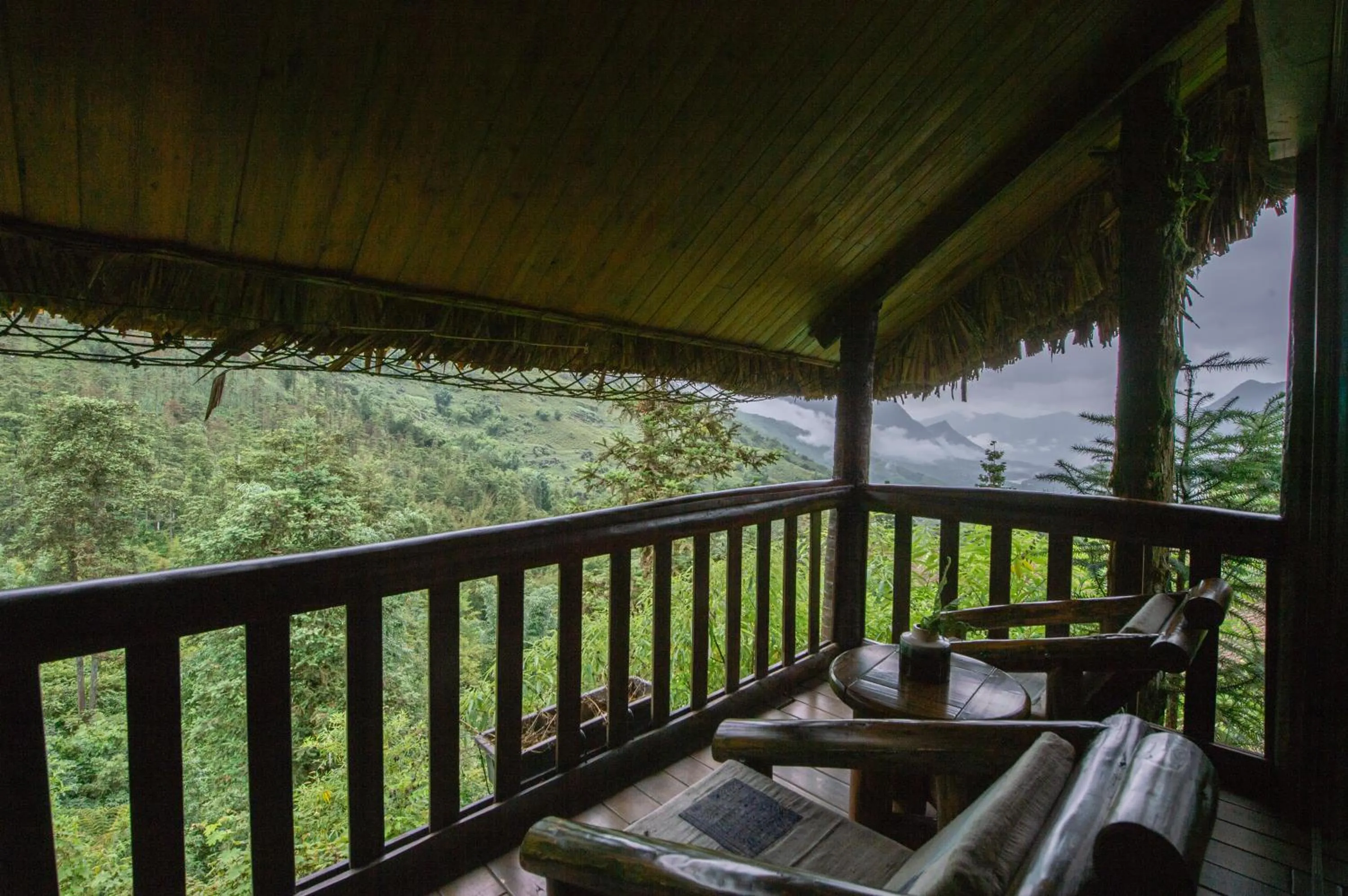 Balcony/Terrace in Sapa Jade Hill Resort & Spa