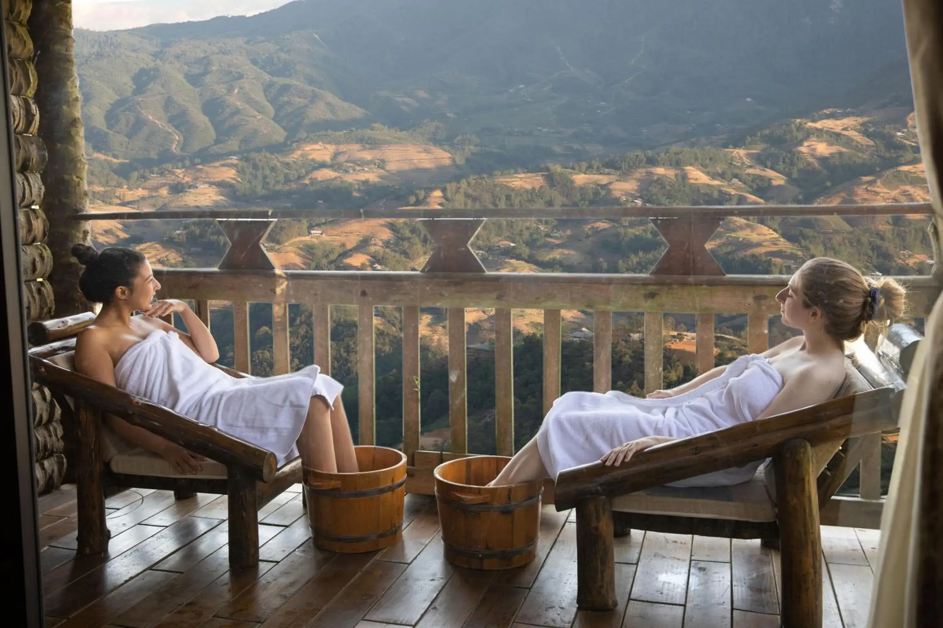 Mountain view in Sapa Jade Hill Resort & Spa Mountain view in Sapa Jade Hill Resort & Spa
