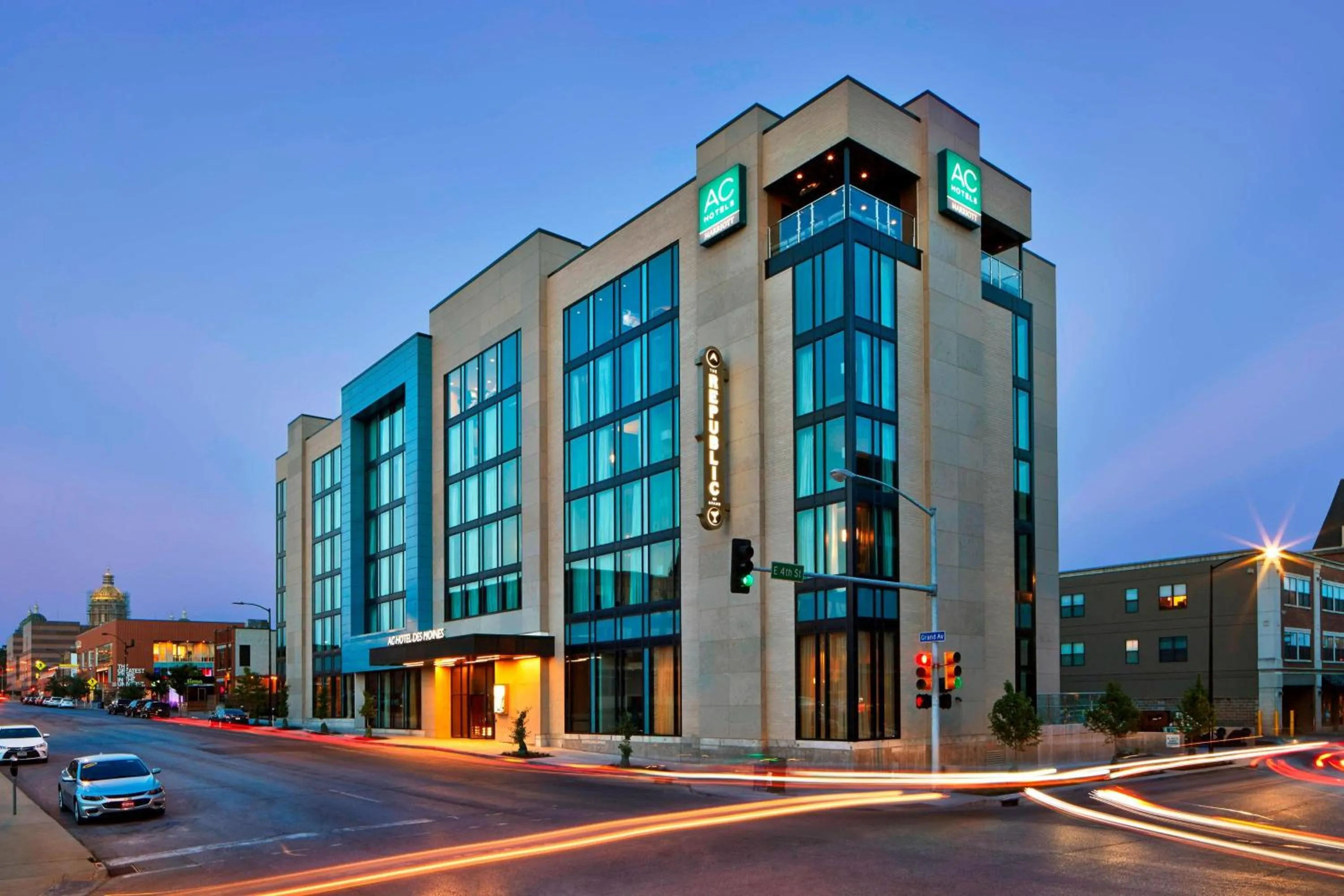 Property building in AC Hotel by Marriott Des Moines East Village
