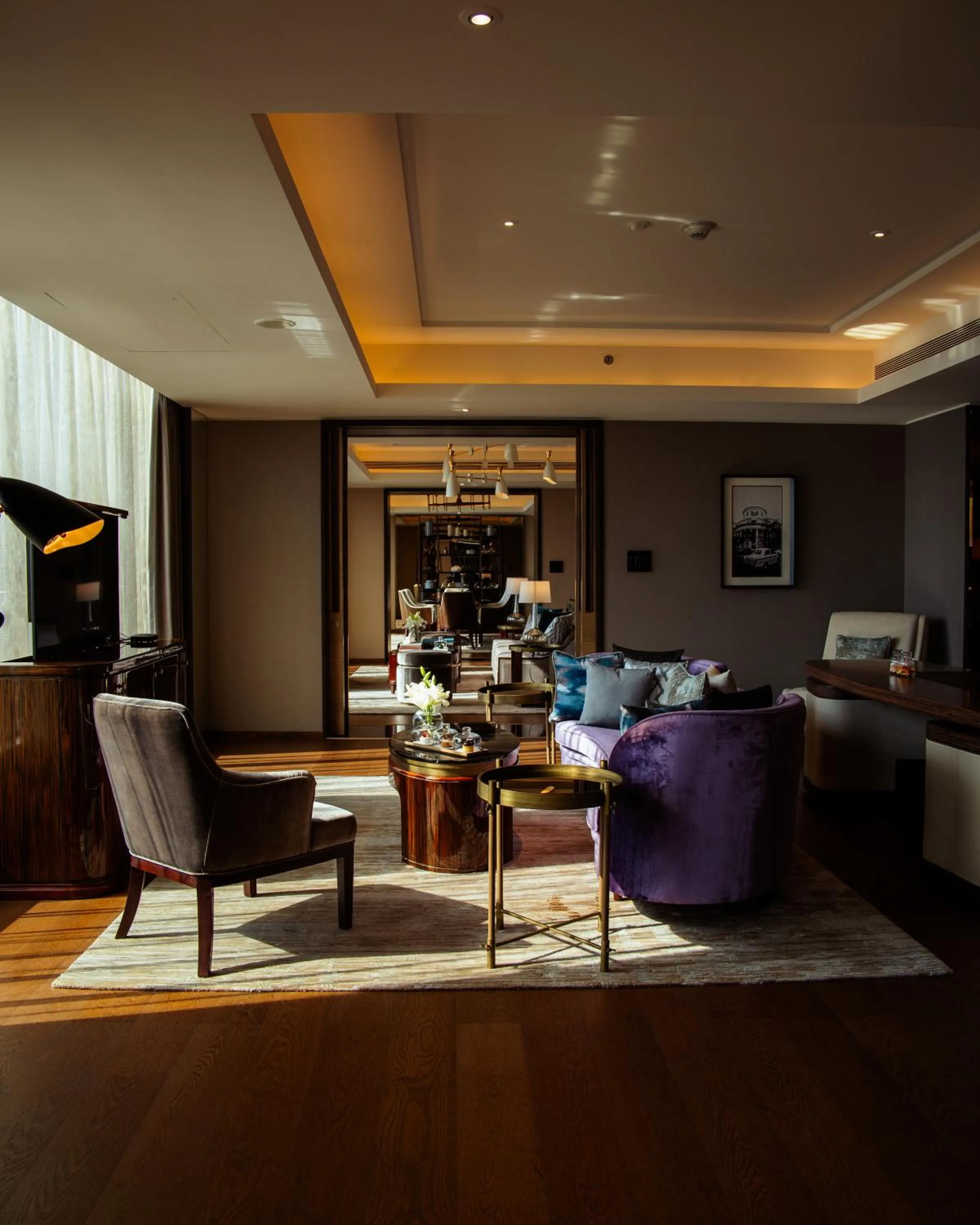 Living room in JW Marriott Hotel Kolkata