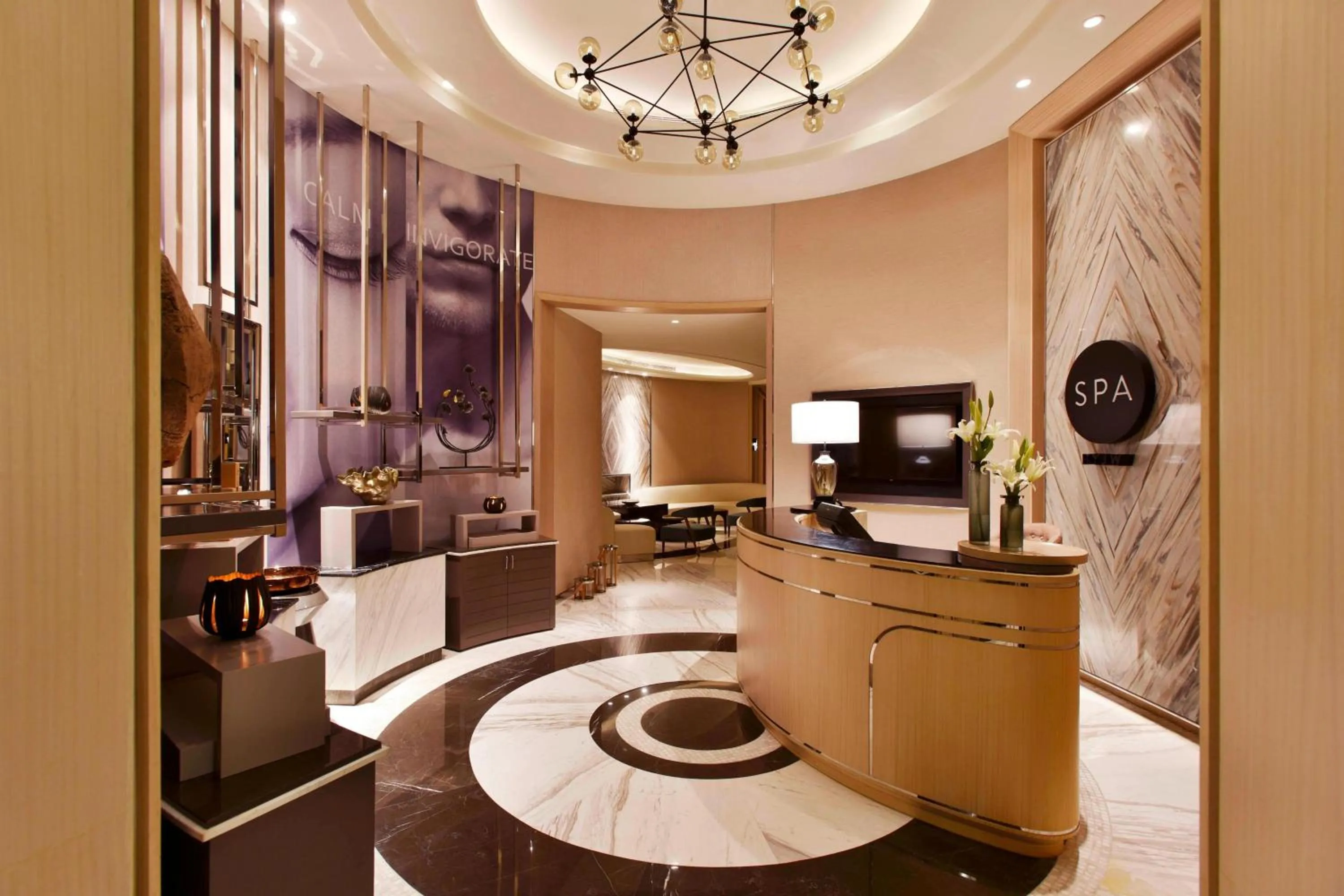 Lobby or reception in JW Marriott Hotel Kolkata