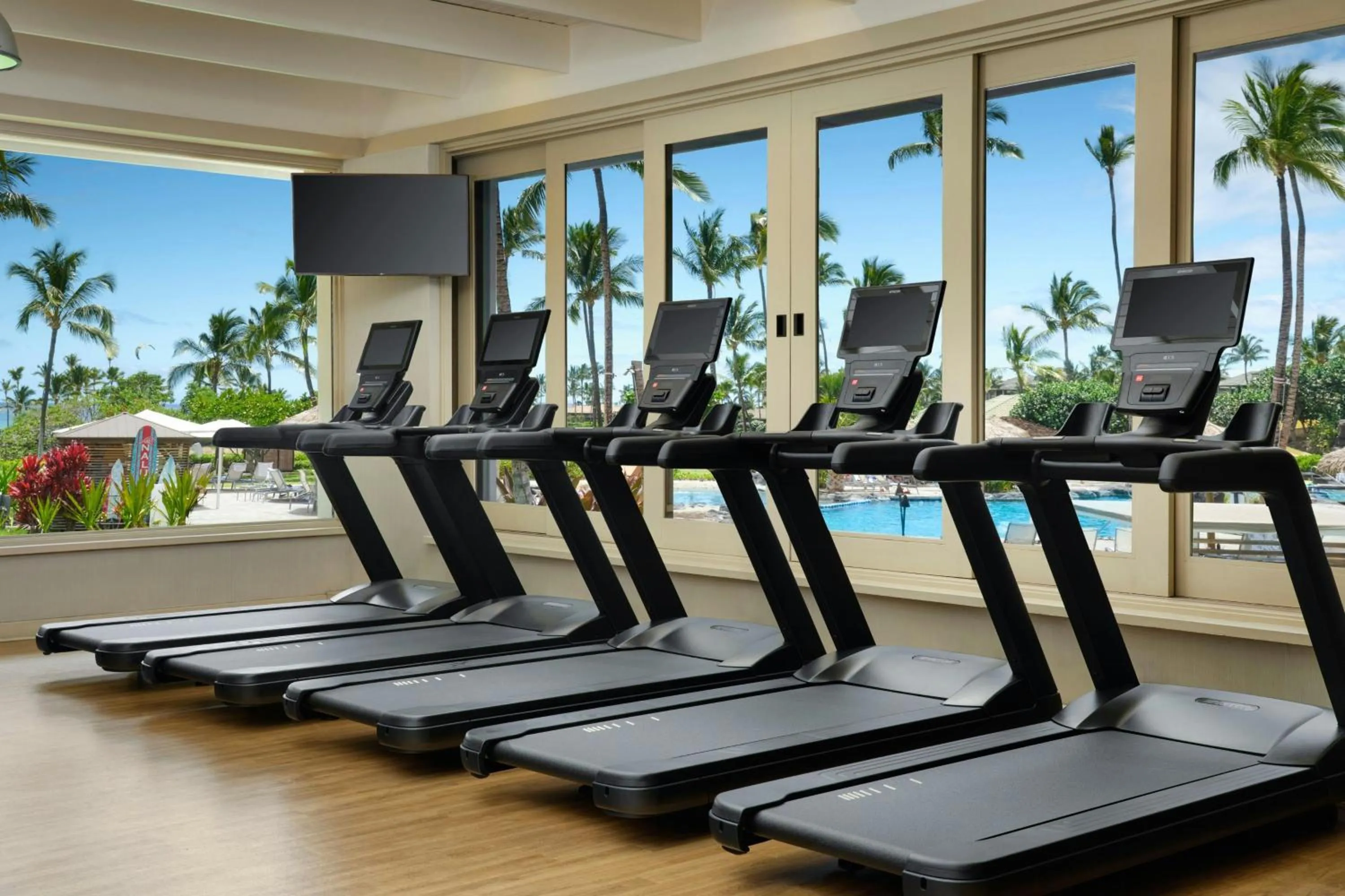 Fitness centre/facilities in Marriott’s Waikoloa Ocean Club
