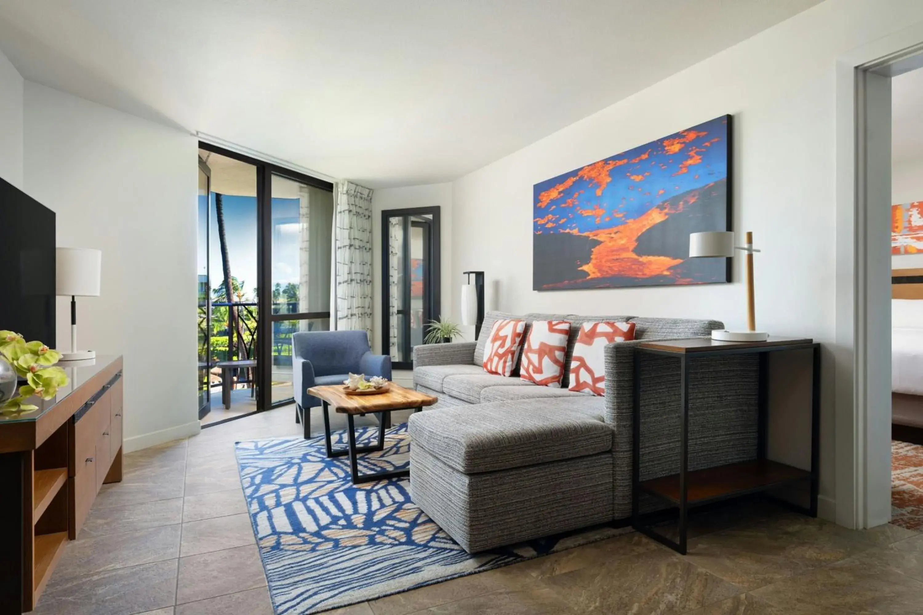 One-Bedroom Suite with Sofa Bed and Ocean View in Marriott’s Waikoloa Ocean Club One-Bedroom Suite with Sofa Bed and Ocean View in Marriott’s Waikoloa Ocean Club