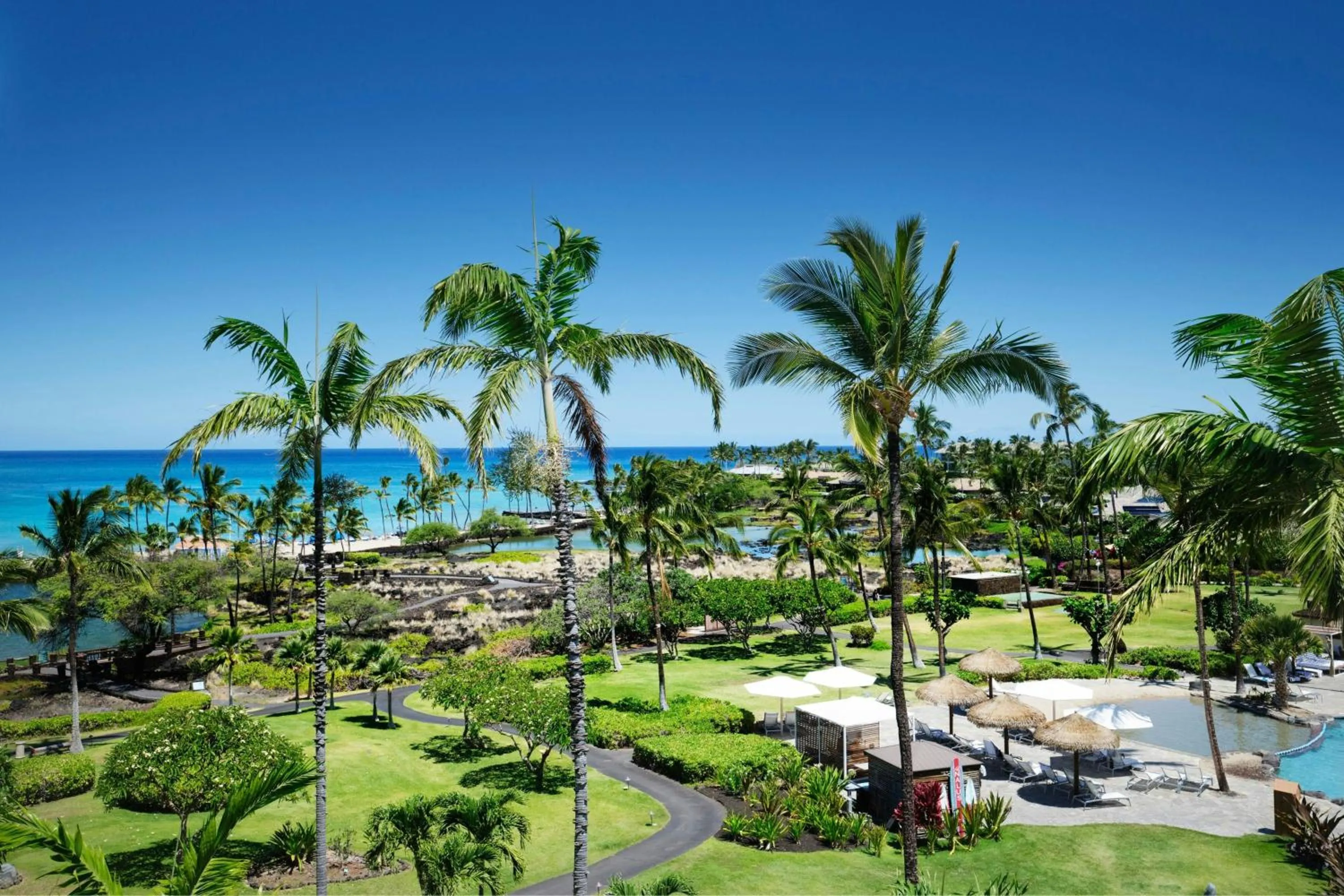 Swimming pool in Marriott’s Waikoloa Ocean Club