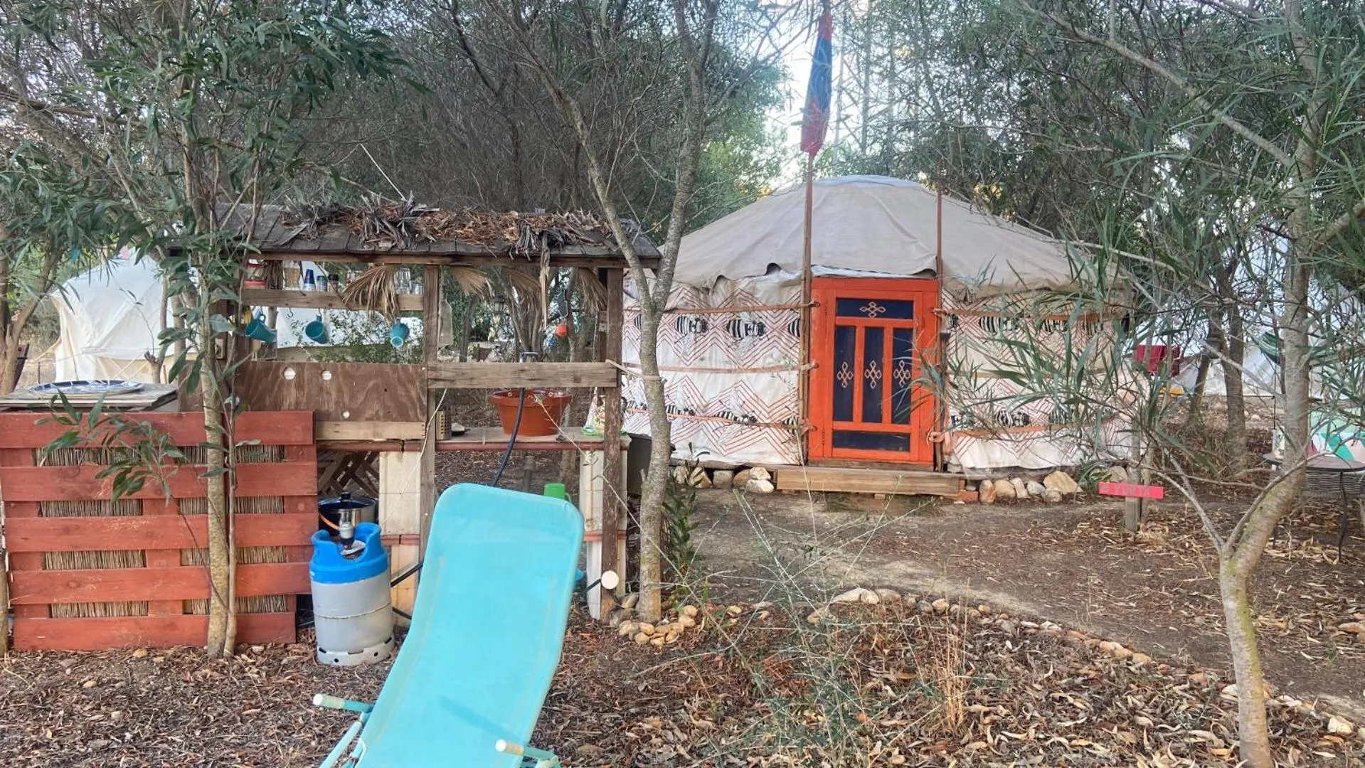 kitchen in Finca Fahala