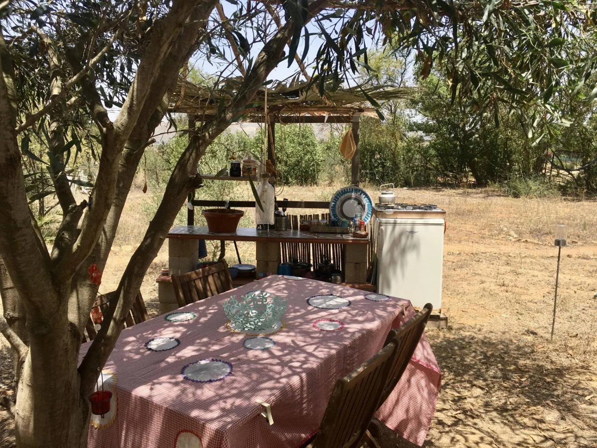 Dining area in Finca Fahala