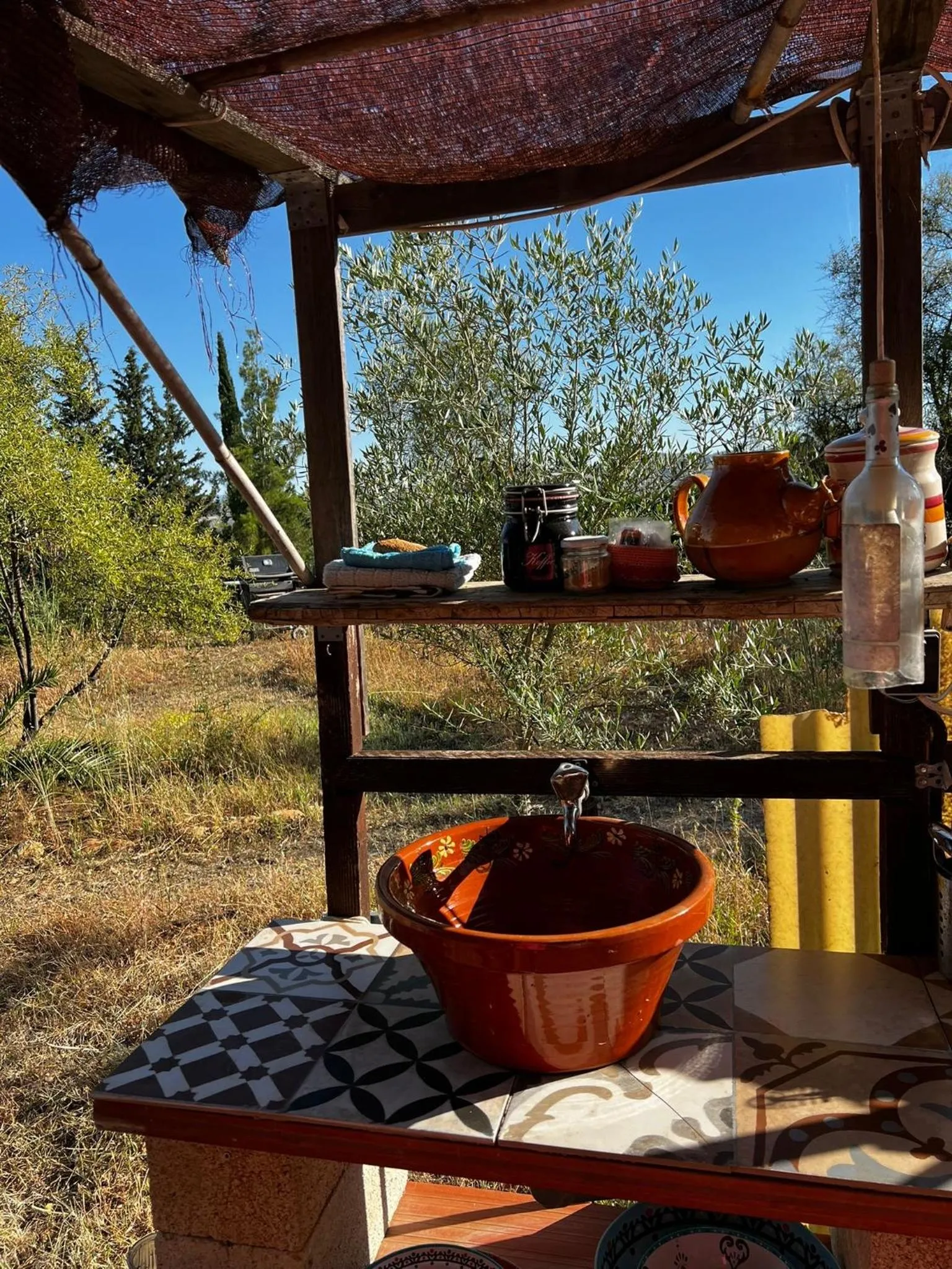 kitchen in Finca Fahala