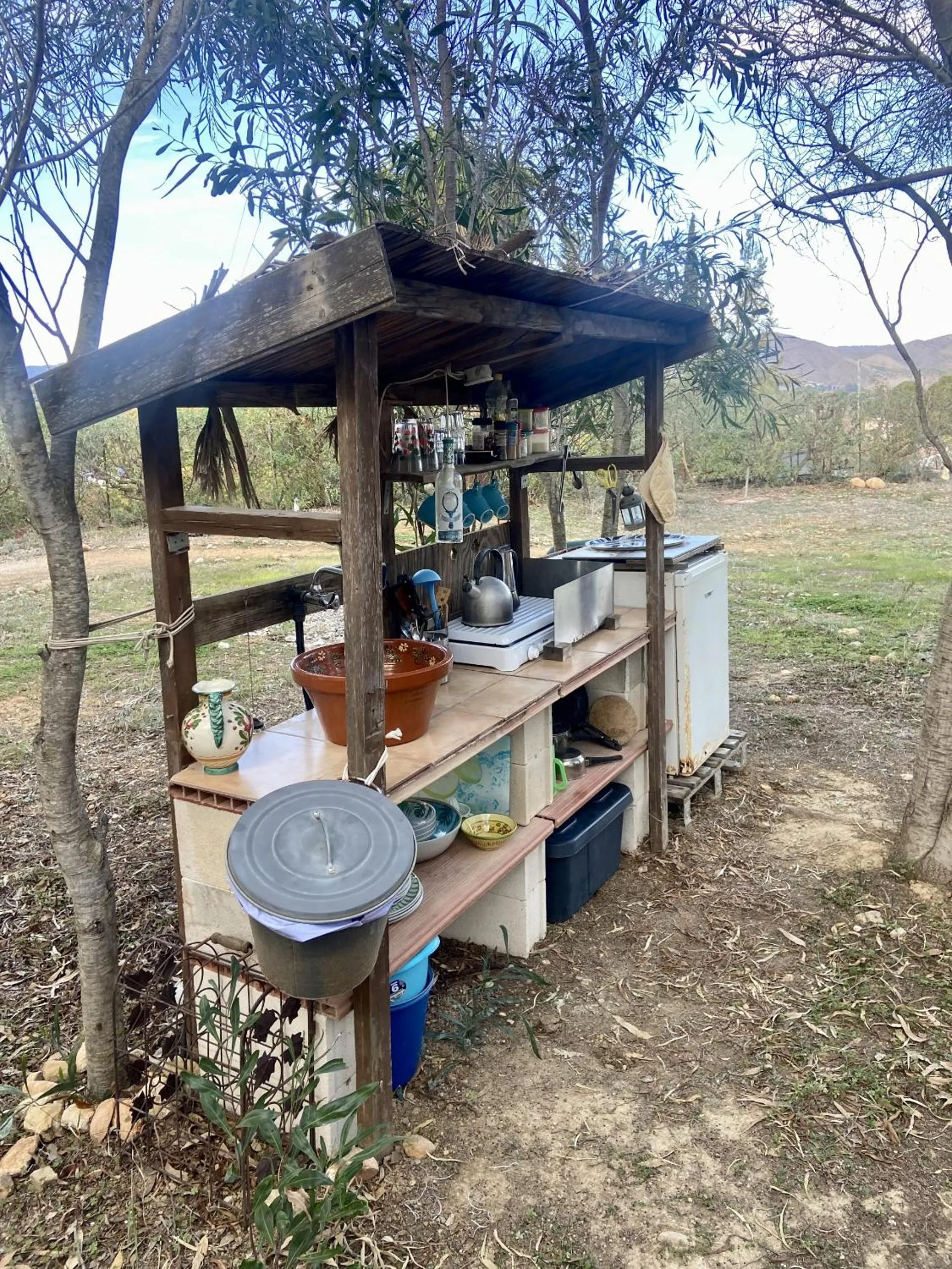 kitchen in Finca Fahala