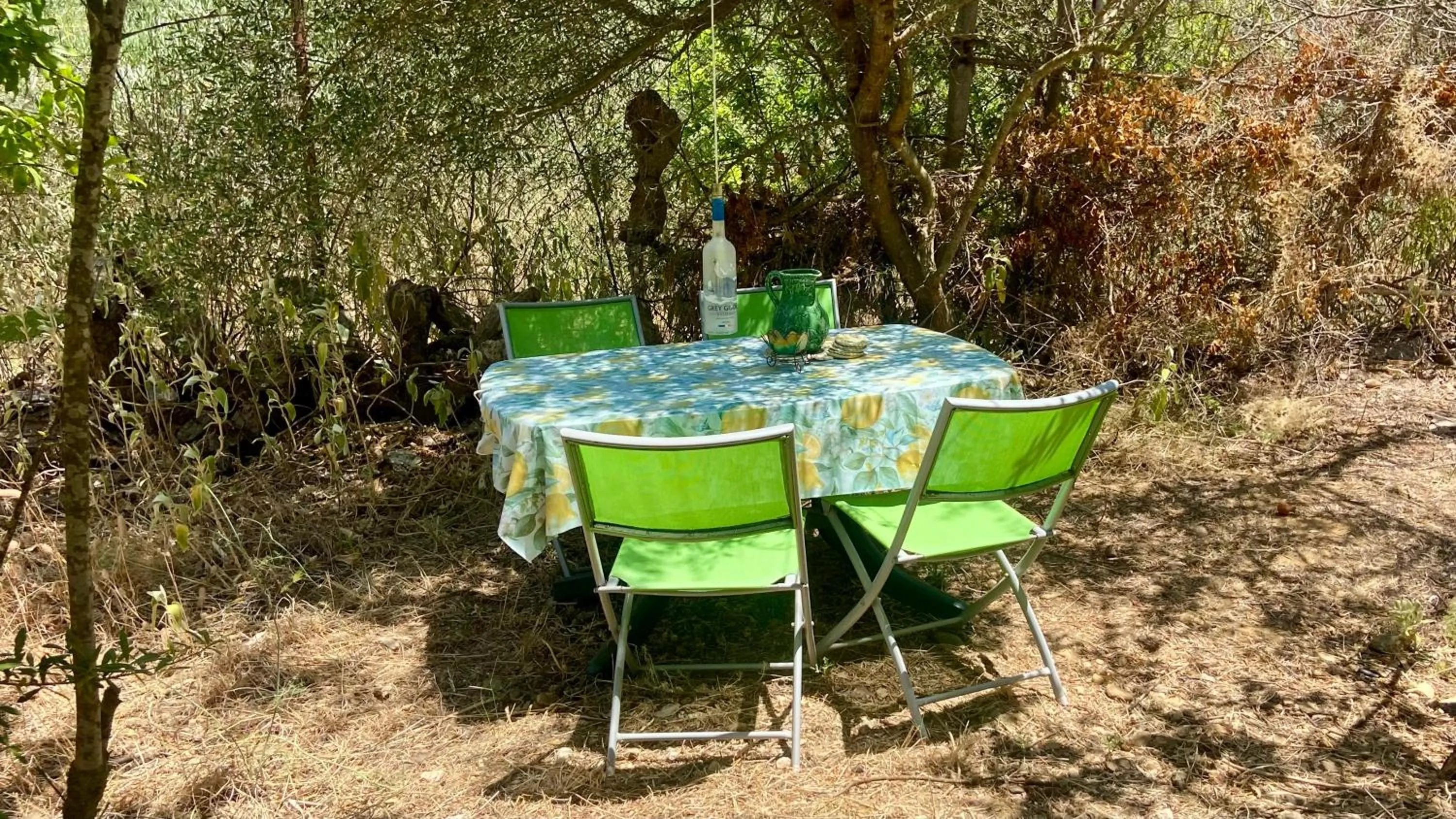 Dining area in Finca Fahala