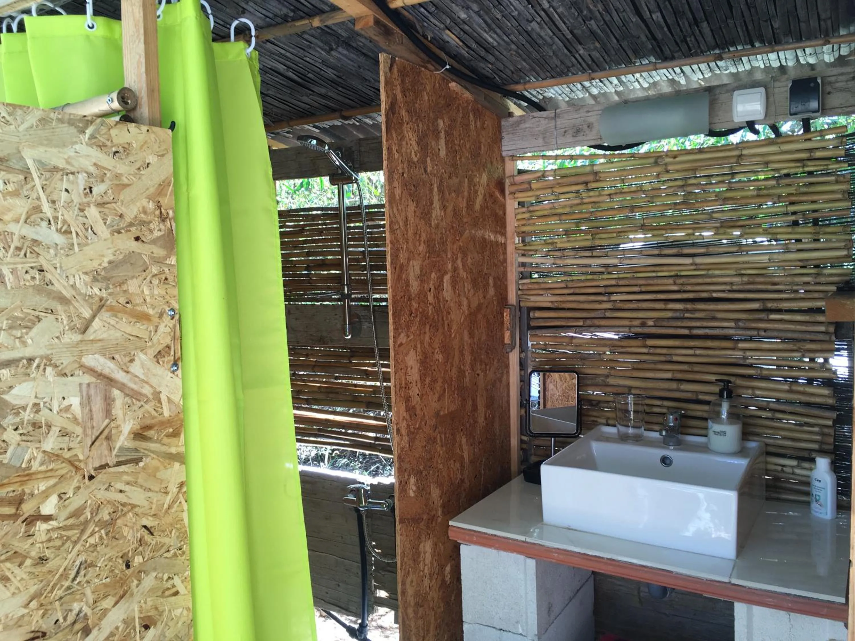 Shower in Finca Fahala