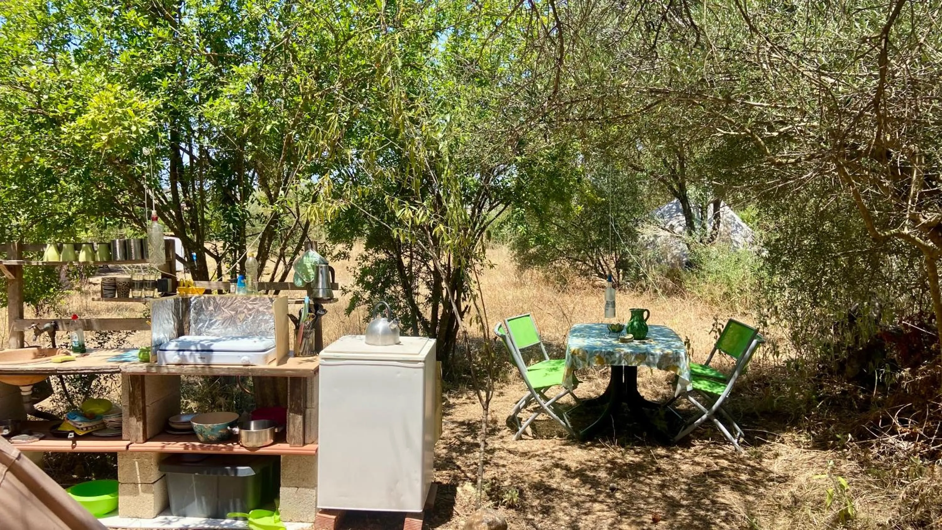Dining area in Finca Fahala