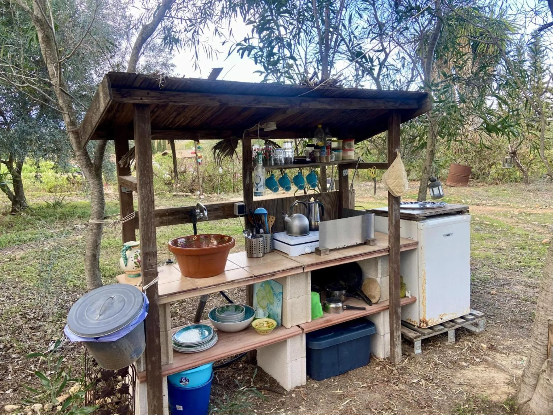 kitchen in Finca Fahala