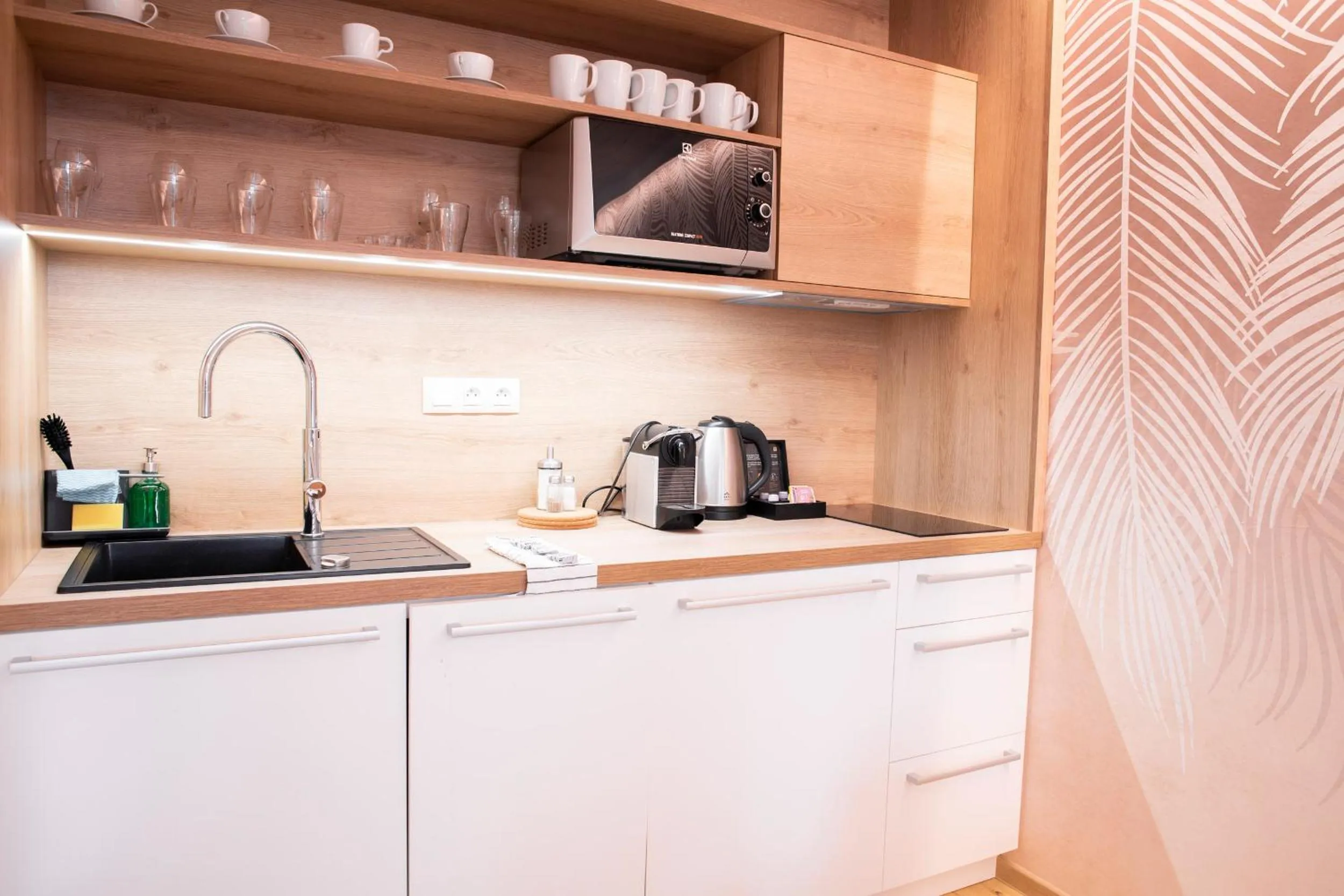 Kitchen or kitchenette in Amenity Hotel & Resort Špindlerův Mlýn