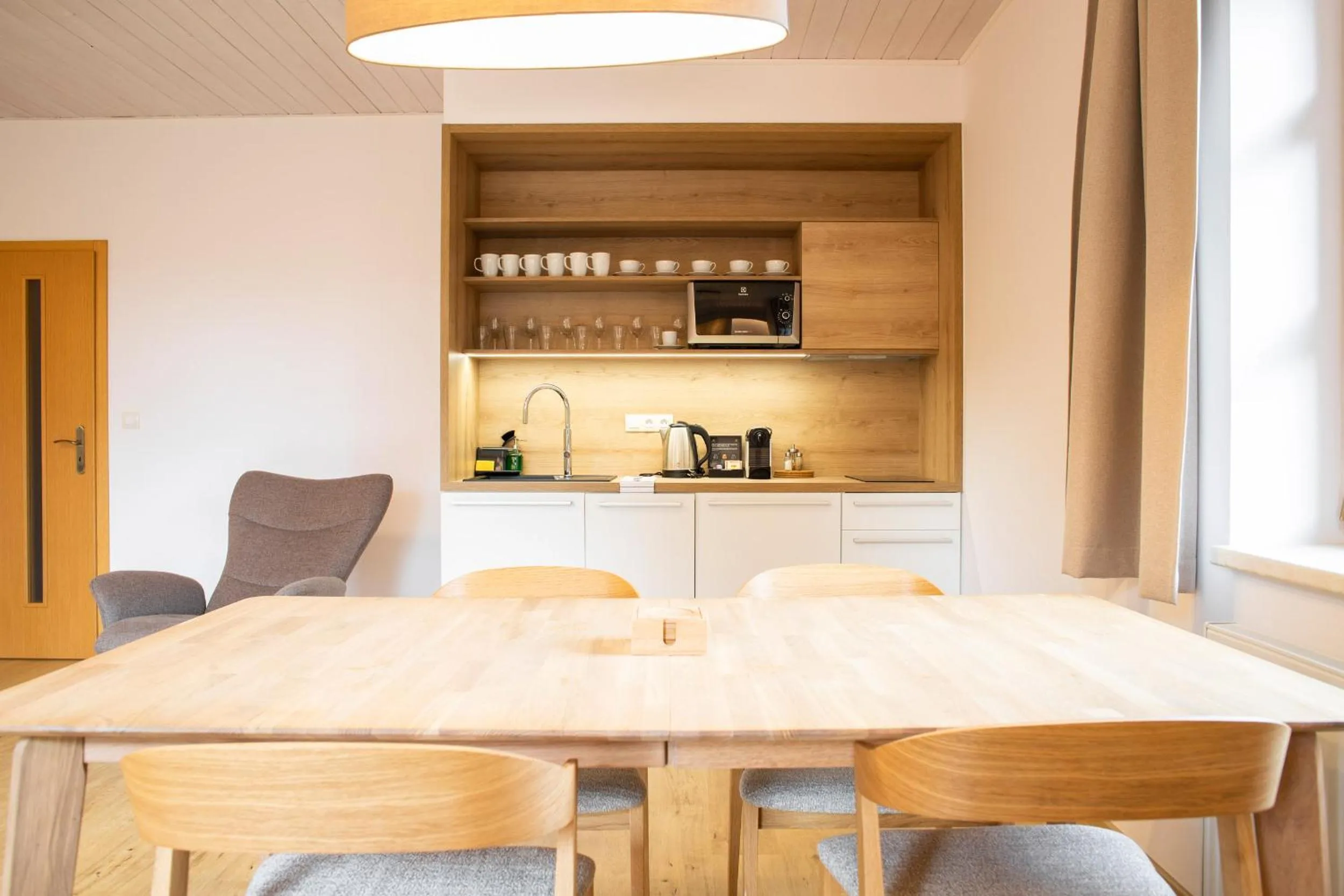 Kitchen or kitchenette in Amenity Hotel & Resort Špindlerův Mlýn