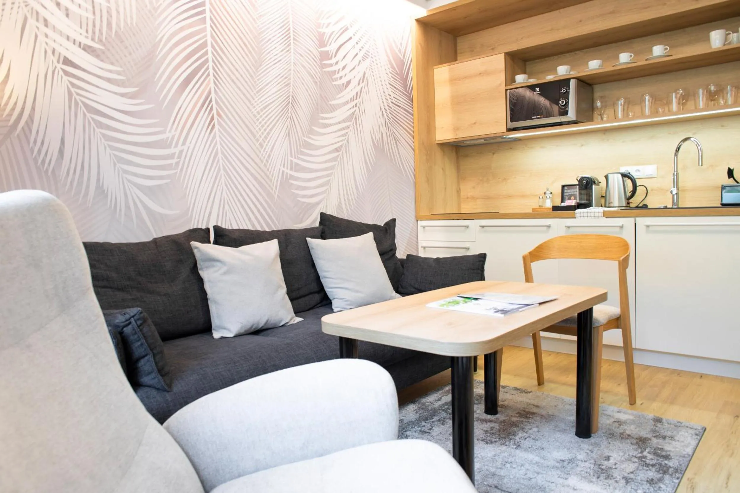 Kitchen or kitchenette in Amenity Hotel & Resort Špindlerův Mlýn