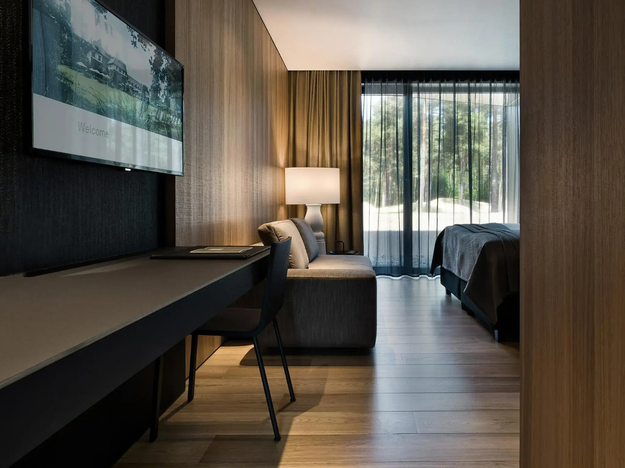 Double Room with Park View in La Butte aux Bois a Small Luxury Hotel of the World Double Room with Park View in La Butte aux Bois a Small Luxury Hotel of the World