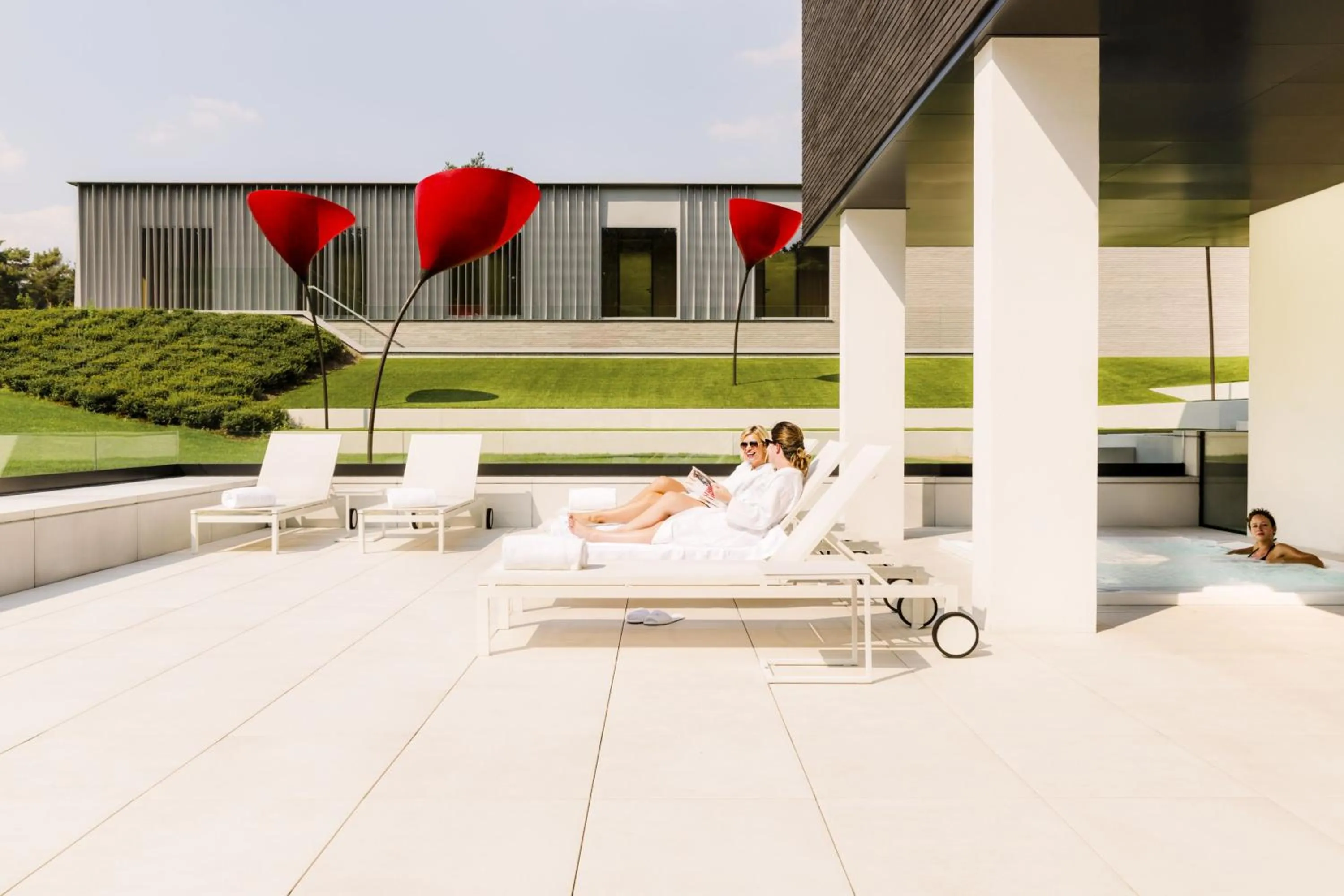 Garden in La Butte aux Bois a Small Luxury Hotel of the World