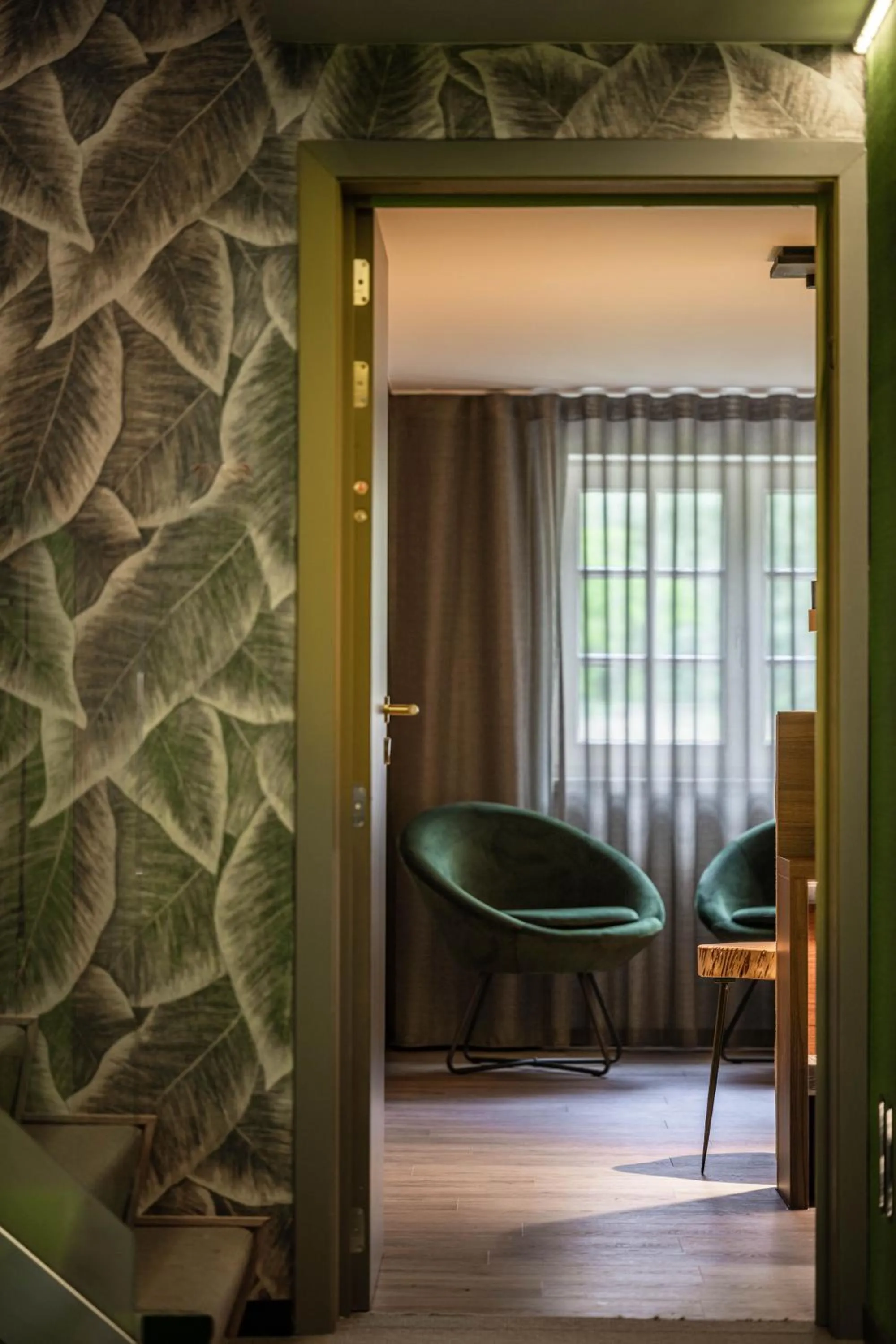 Seating area in La Butte aux Bois a Small Luxury Hotel of the World