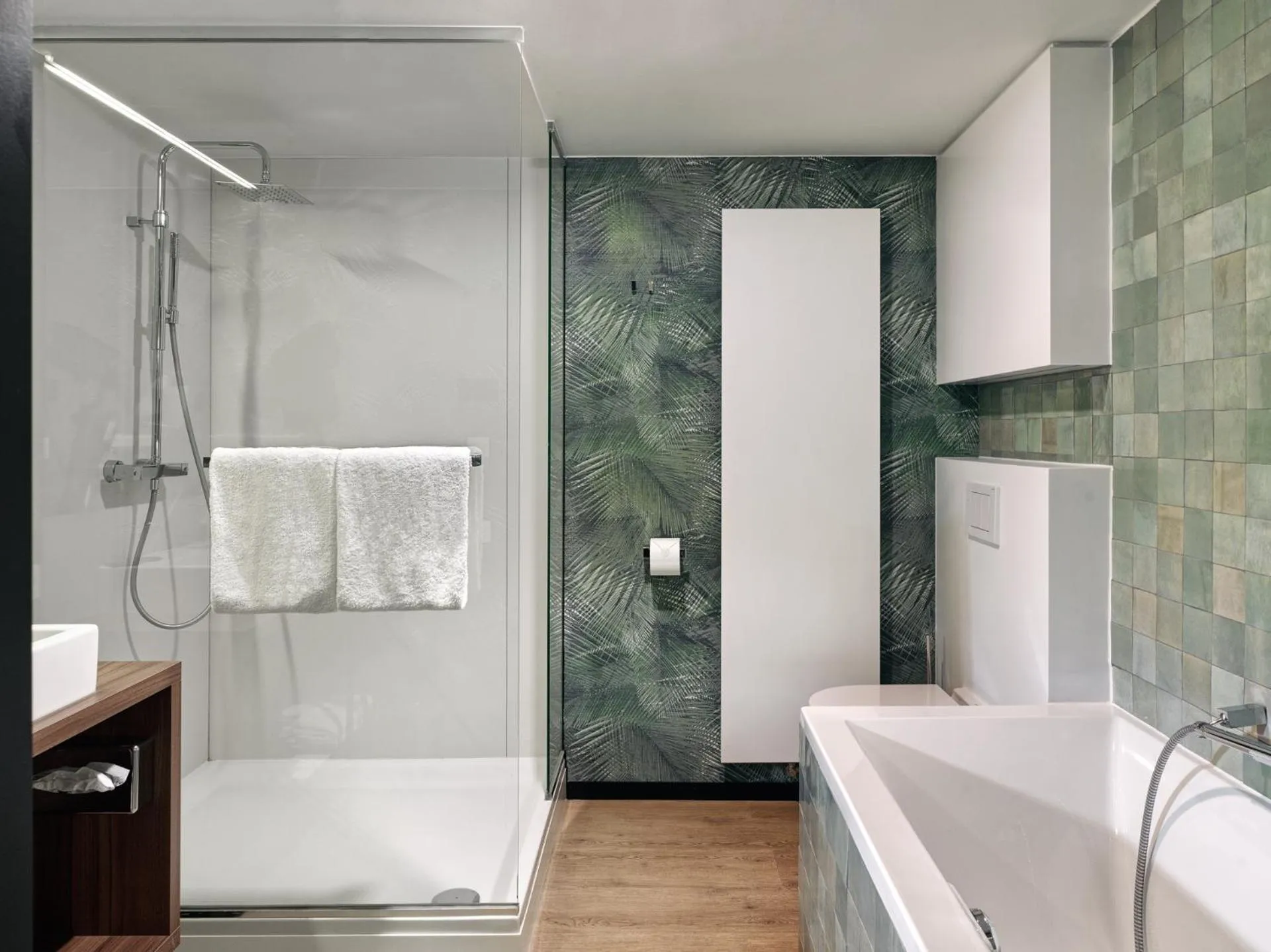 Bathroom in La Butte aux Bois a Small Luxury Hotel of the World