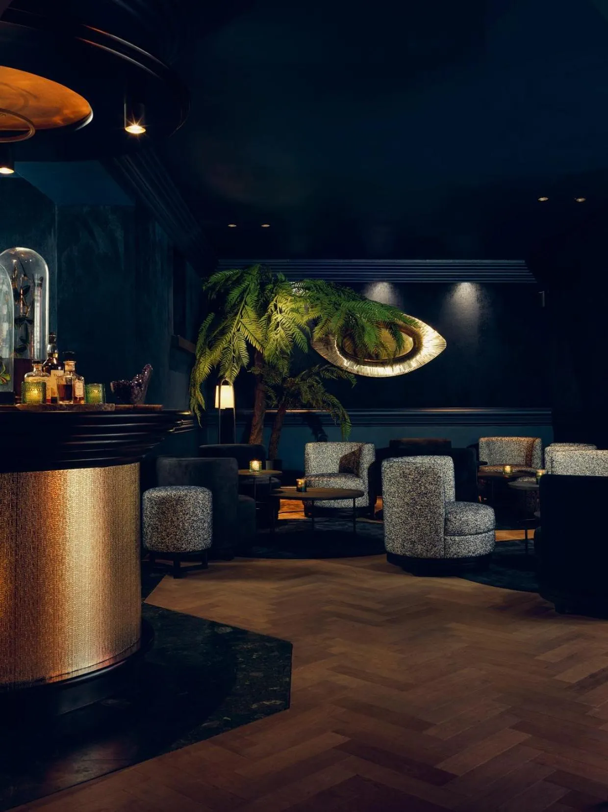 Lounge or bar in La Butte aux Bois a Small Luxury Hotel of the World