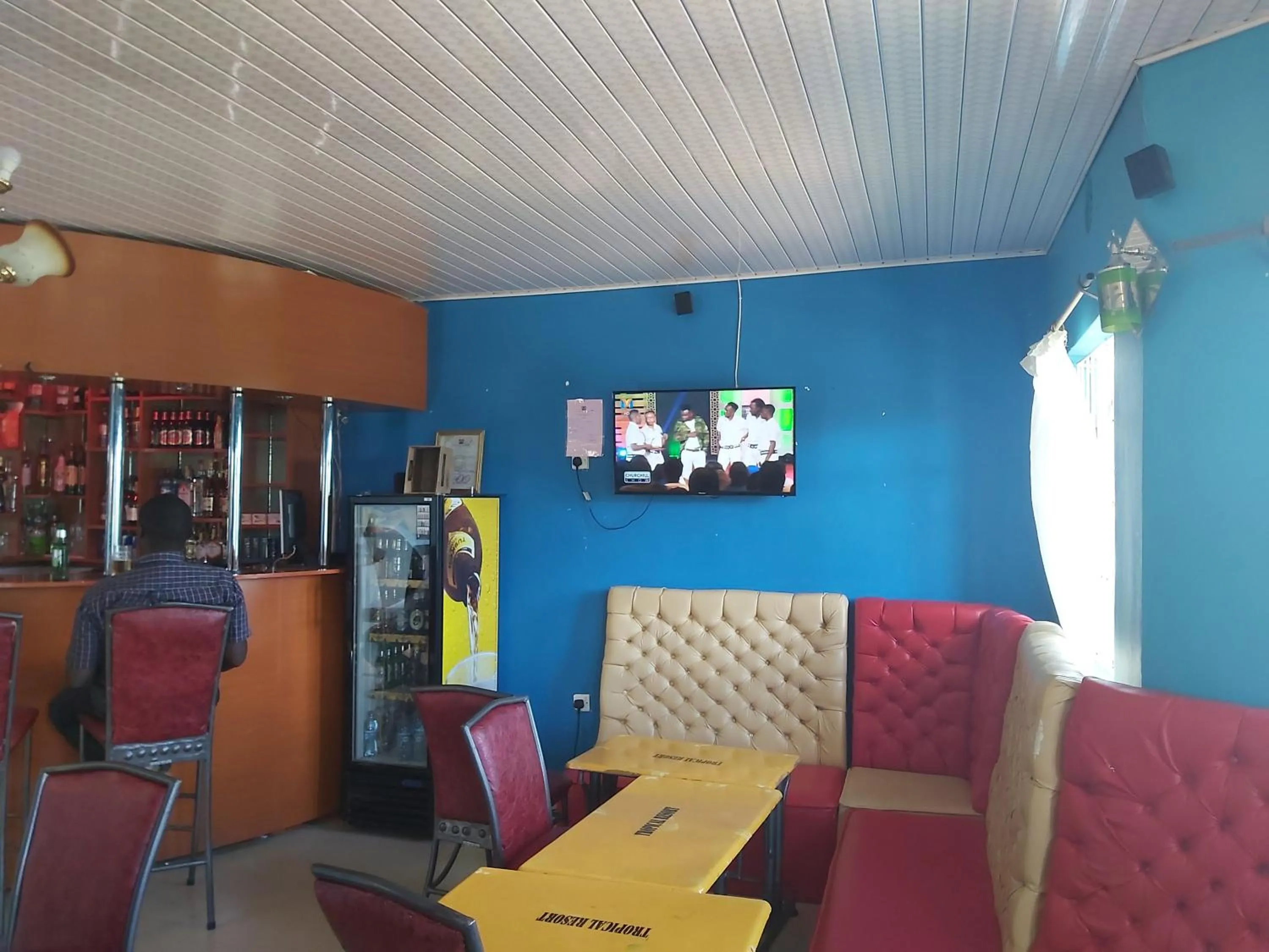 Communal lounge/ TV room in Sahara Gardens Bomet