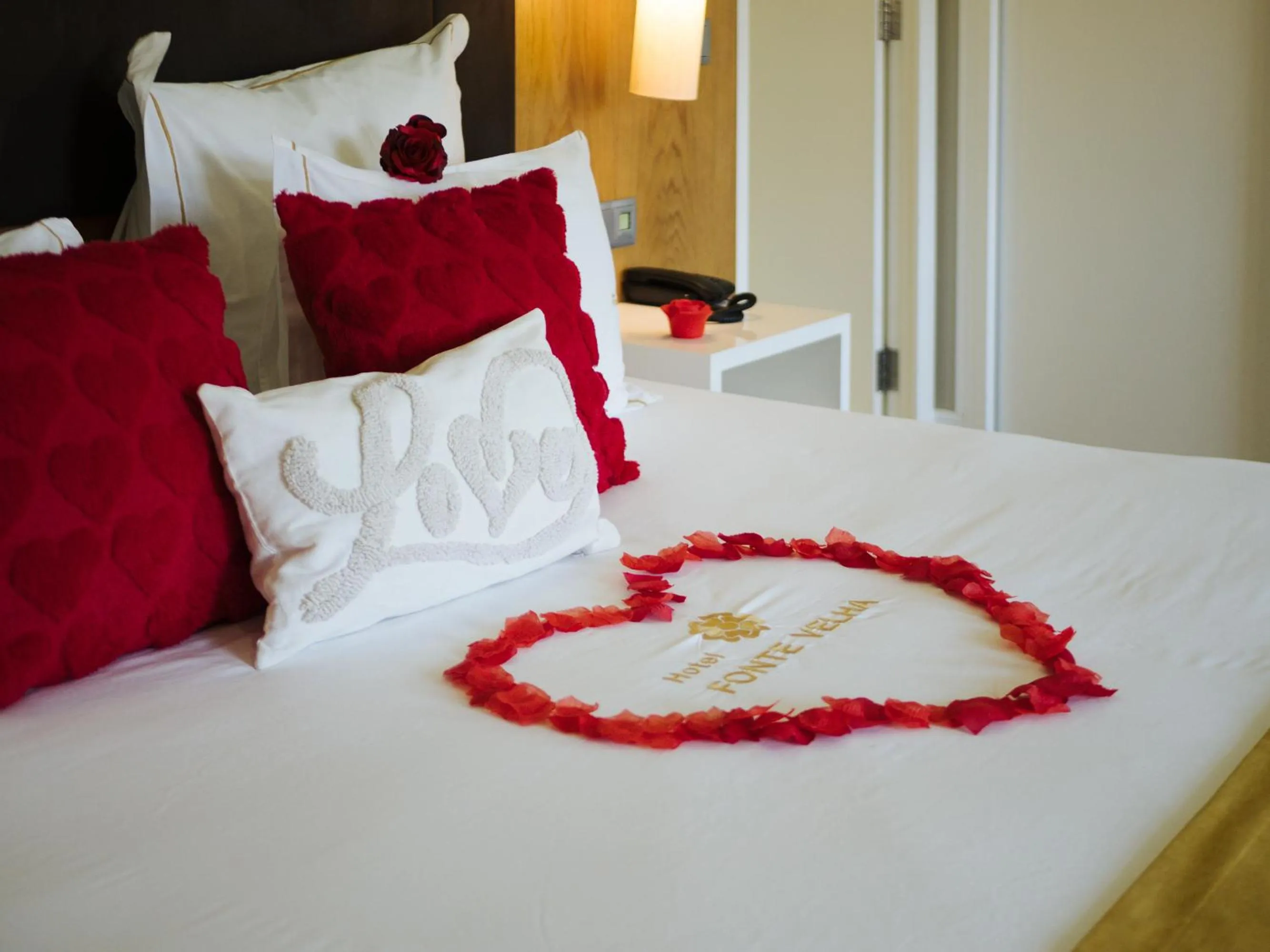 Bed in Hotel Fonte Velha