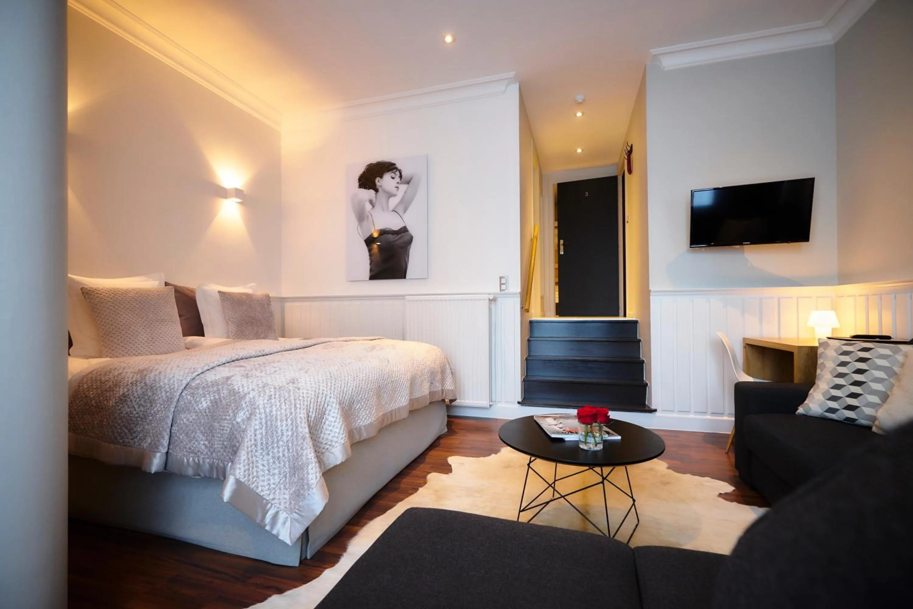 Bed in Romantik Manoir Carpe Diem