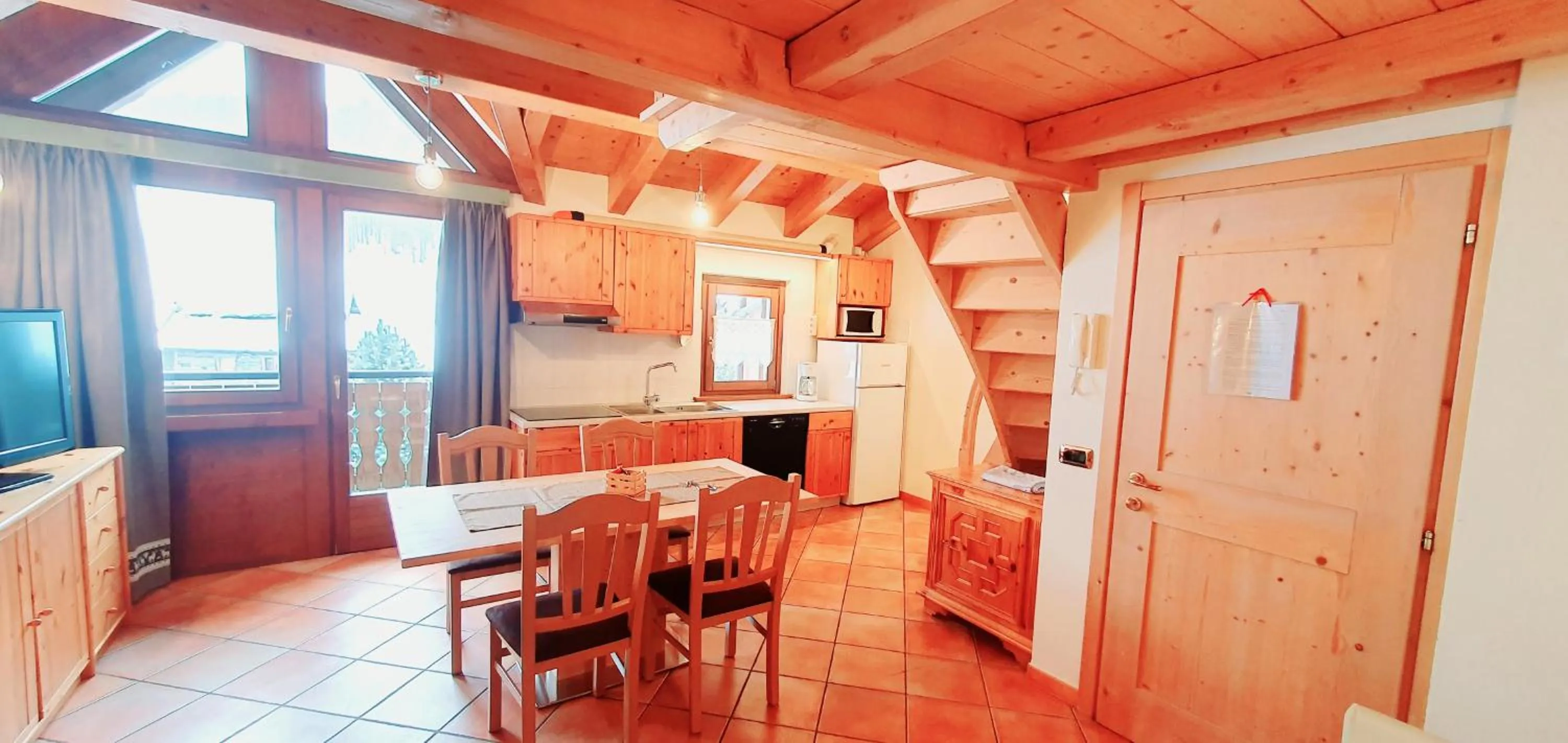 Kitchen or kitchenette in Residence Bait da Mott