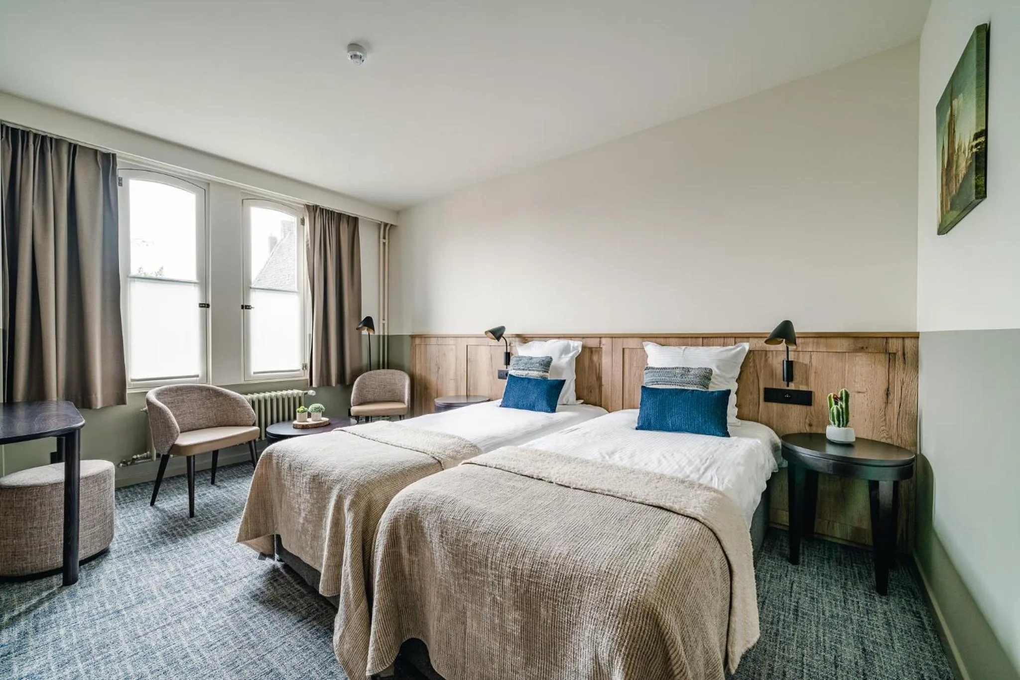 Bedroom, Bed in Hotel Monasterium PoortAckere Ghent