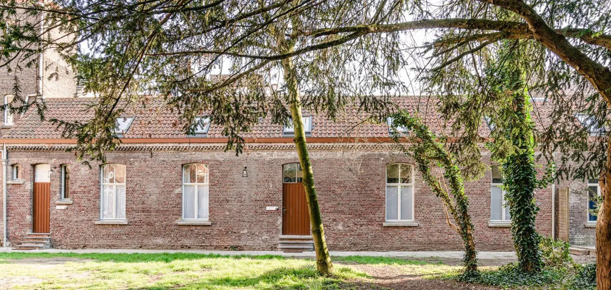 Garden view in Hotel Monasterium PoortAckere Ghent Garden view in Hotel Monasterium PoortAckere Ghent