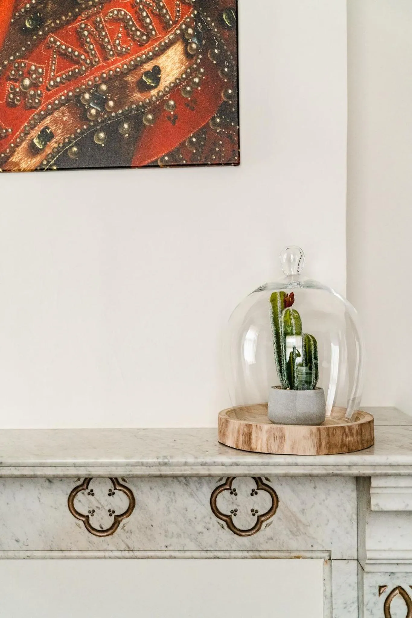 Decorative detail in Hotel Monasterium PoortAckere Ghent