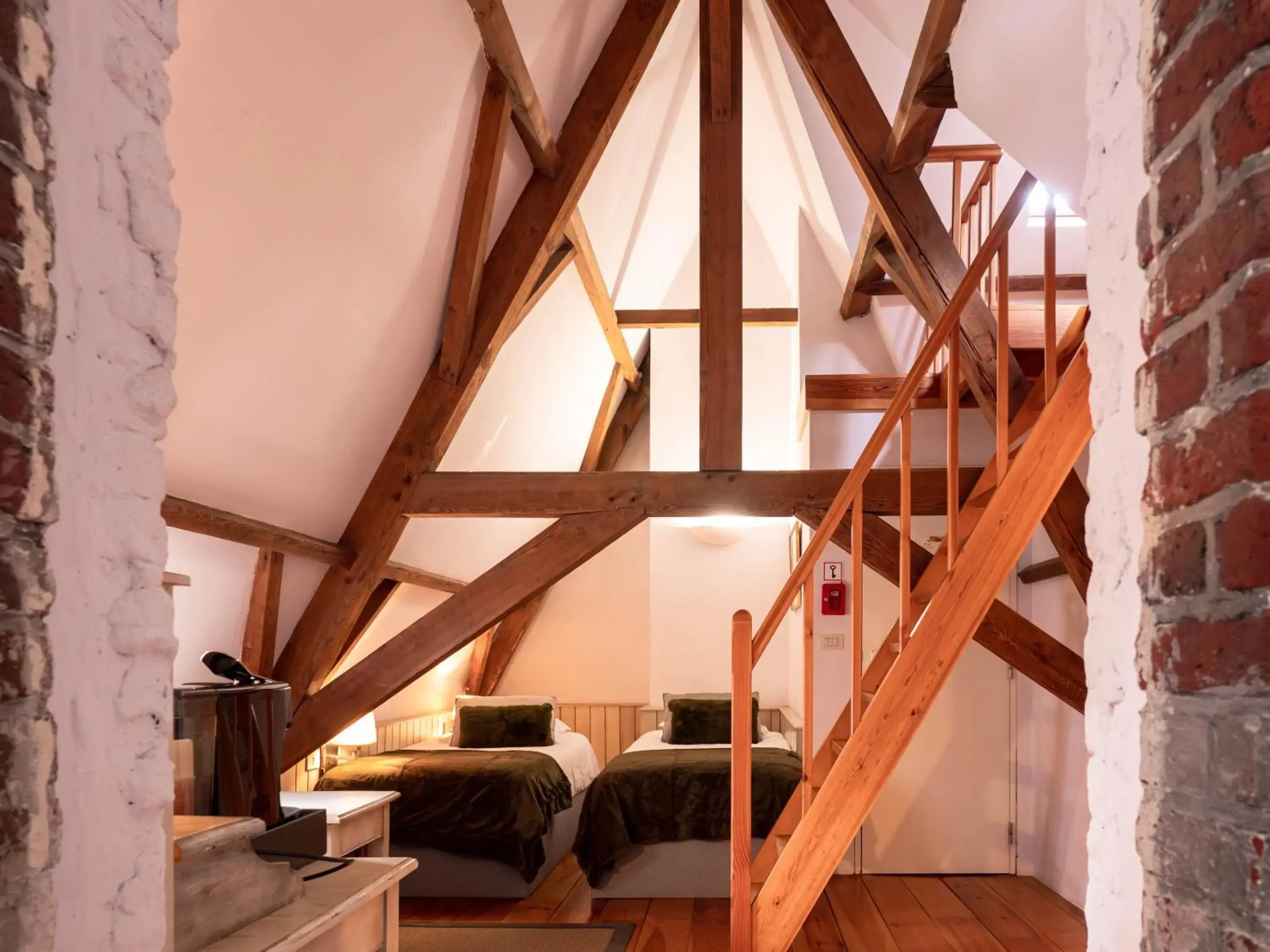 Bed in Hotel Monasterium PoortAckere Ghent Bed in Hotel Monasterium PoortAckere Ghent