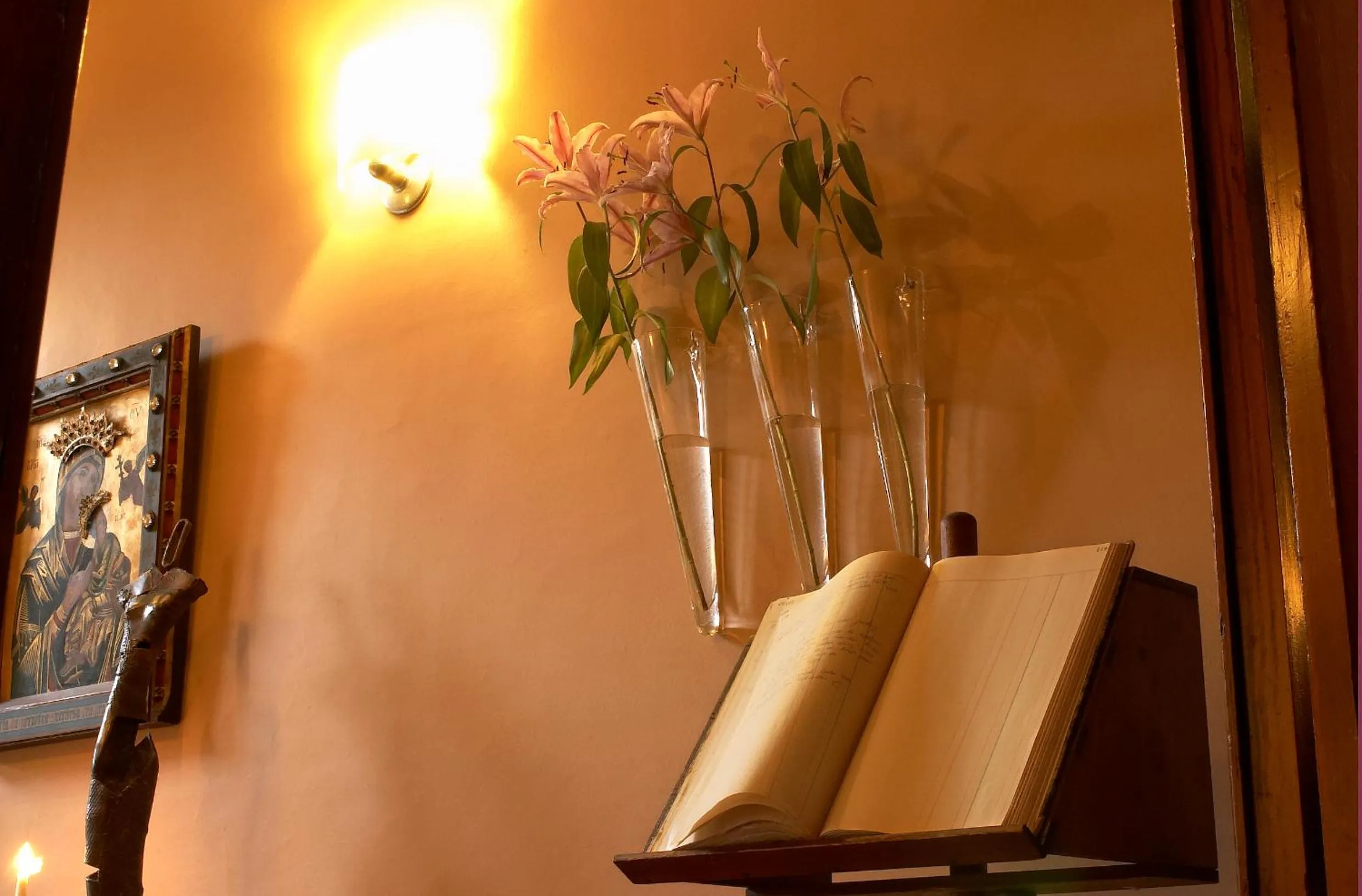 Decorative detail in Hotel Monasterium PoortAckere Ghent