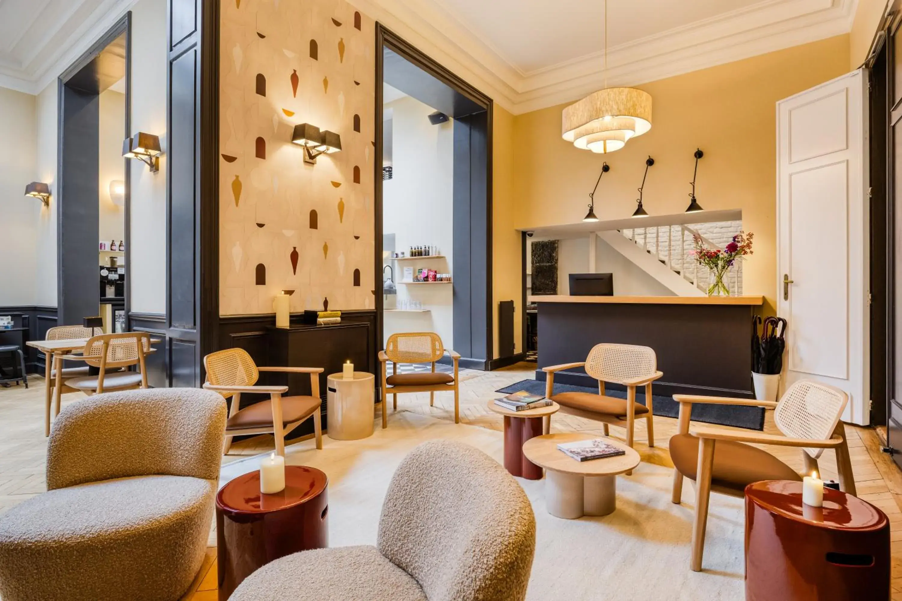 Lobby or reception in Hotel Made In Louise Lobby or reception in Hotel Made In Louise