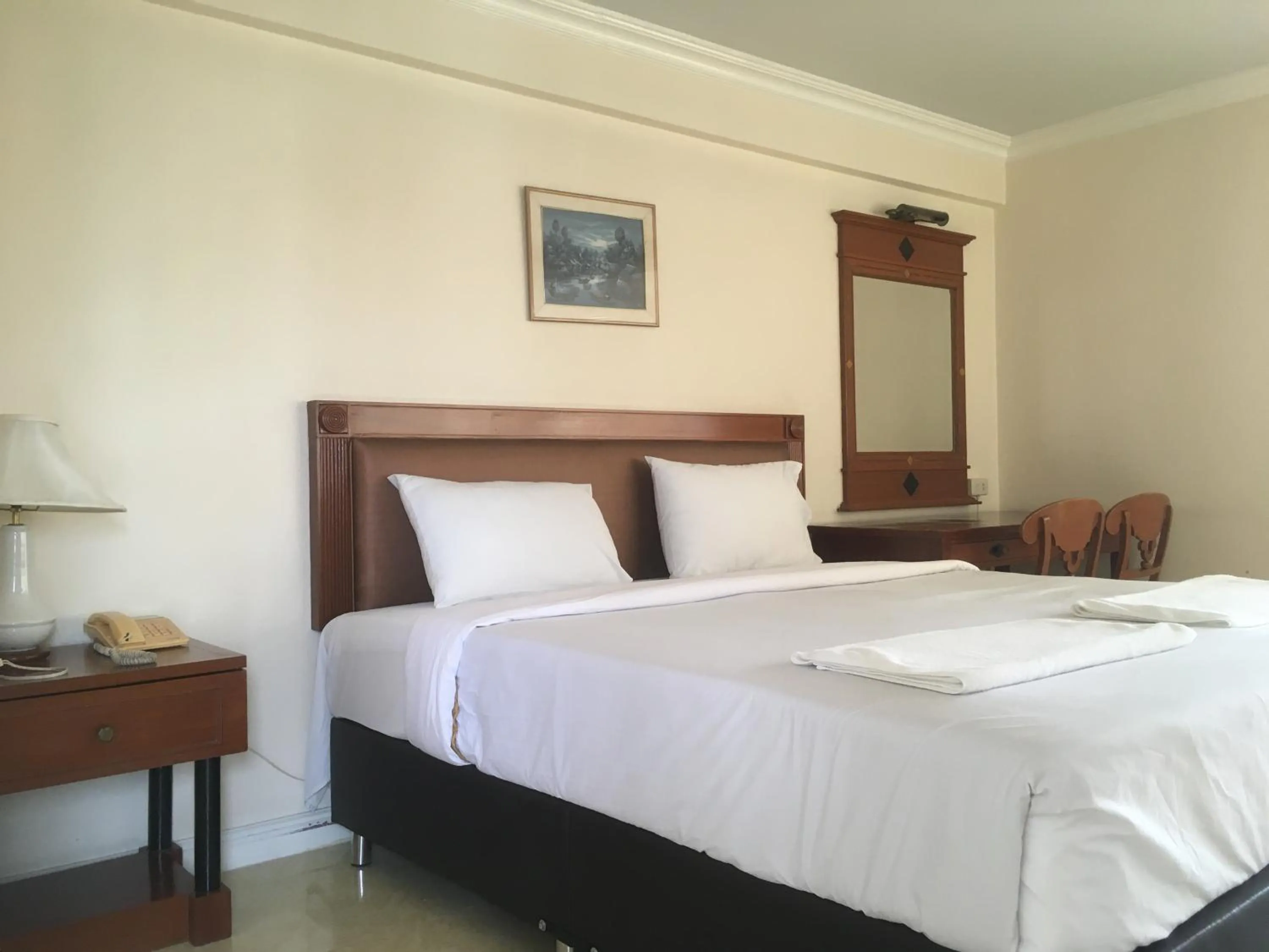 Bed in Jumbotel Hotel