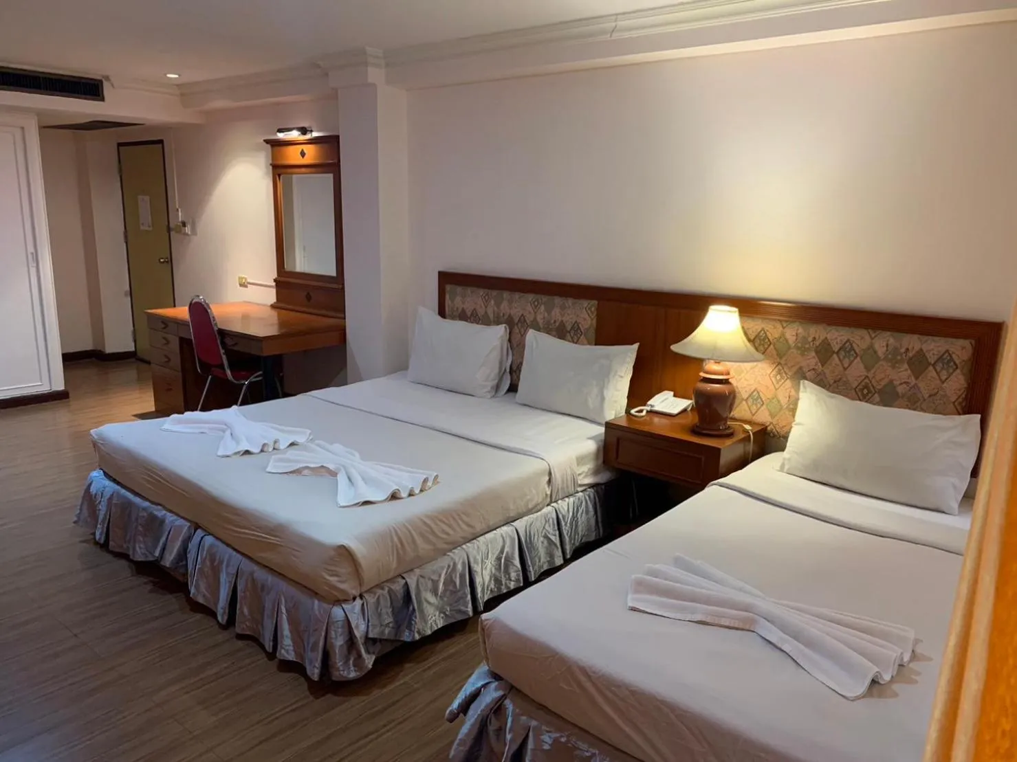 Bed in Jumbotel Hotel