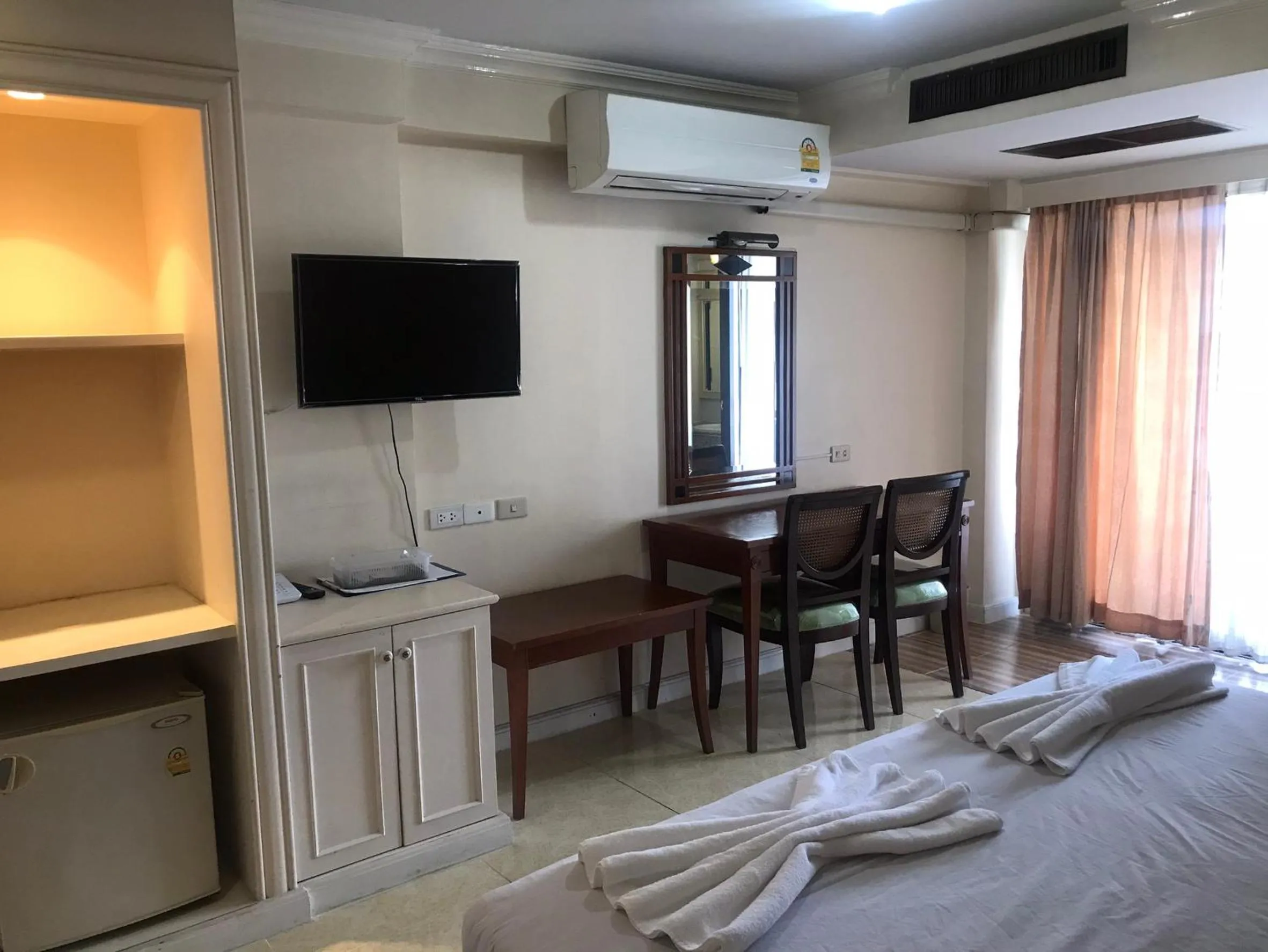 Bed in Jumbotel Hotel