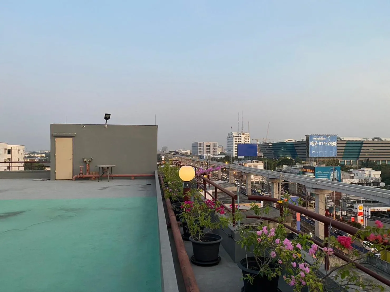 Balcony/Terrace in Jumbotel Hotel