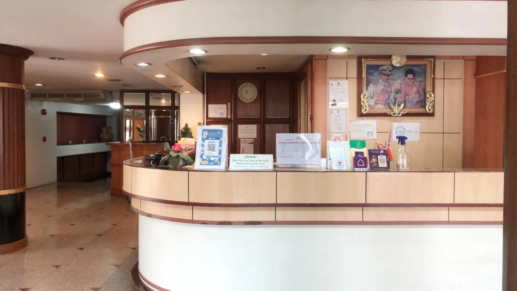 Lobby or reception in Jumbotel Hotel