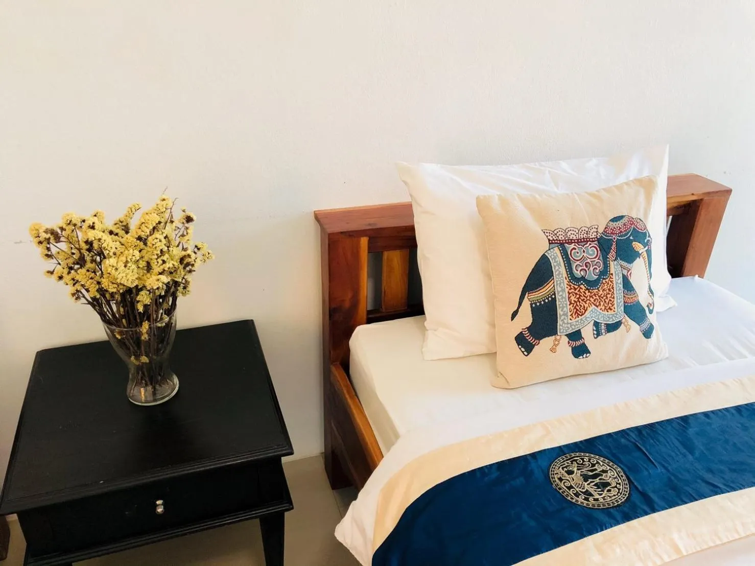 Bed in Baanlugchange Hotel โรงแรมบ้านลูกช้าง