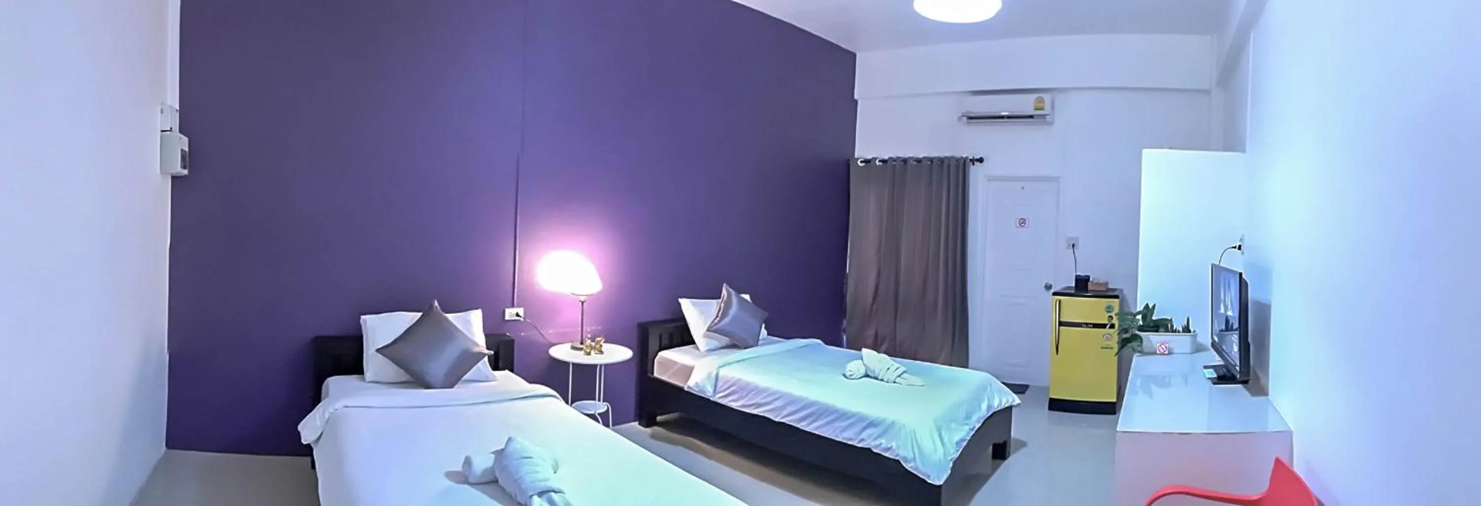 Bed in Baanlugchange Hotel โรงแรมบ้านลูกช้าง